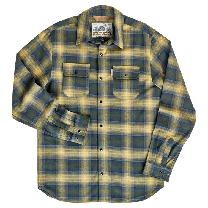 Biltwell HI Test Moss Flannel Shirt