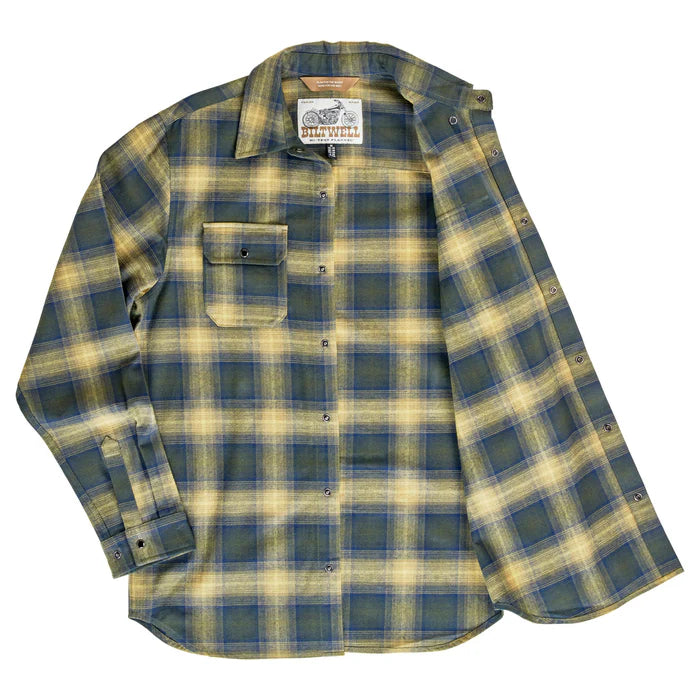 Biltwell HI Test Moss Flannel Shirt