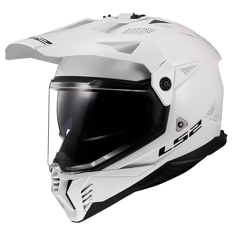 LS2 Blaze II Solid Adventure Helmet W/ SunShield — Motorcycle Gear