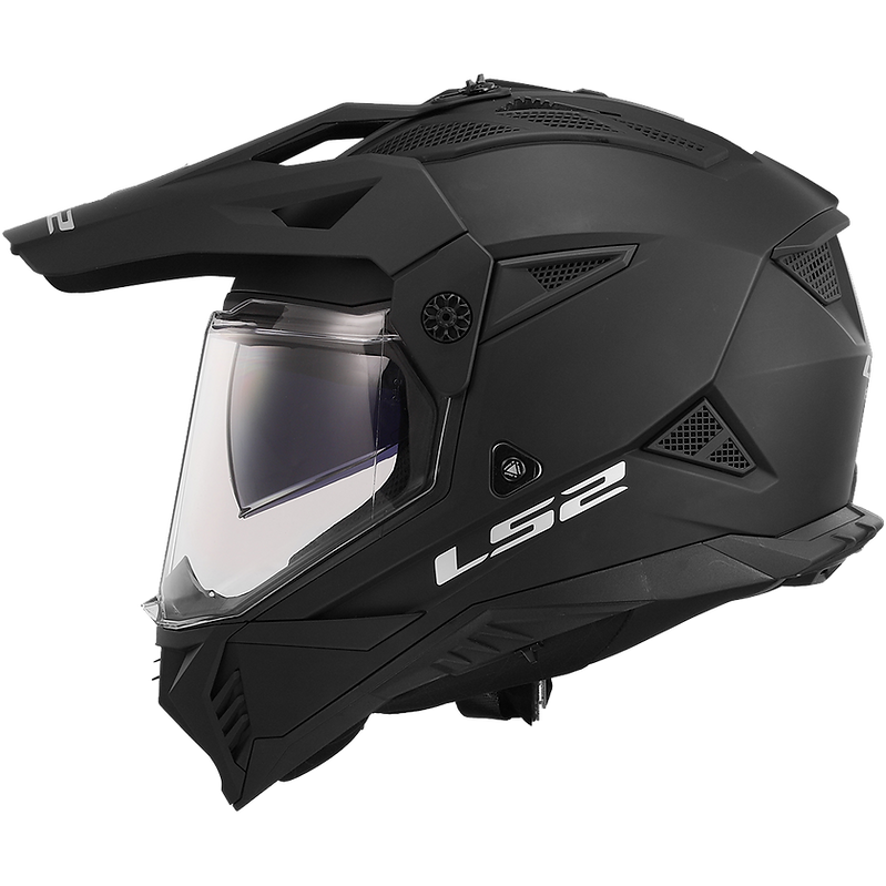 LS2 Blaze II Solid Adventure Helmet W/ SunShield