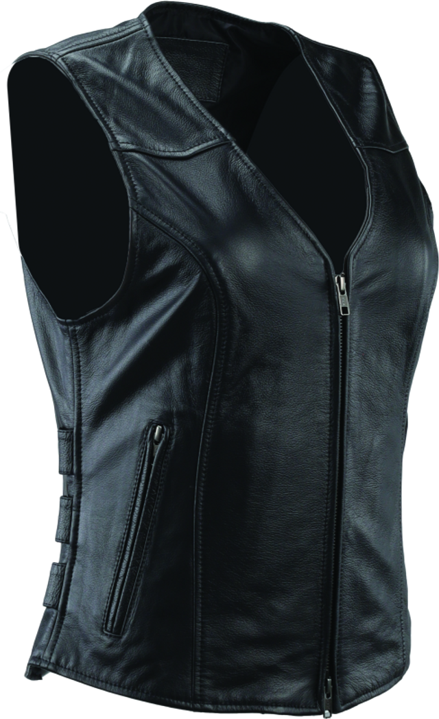 Kuryakyn Leather By River Road Plains Leather Vest for Women