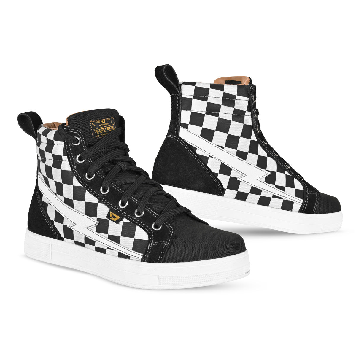 Cortech Slayer Canvas Check Riding Shoes for Women