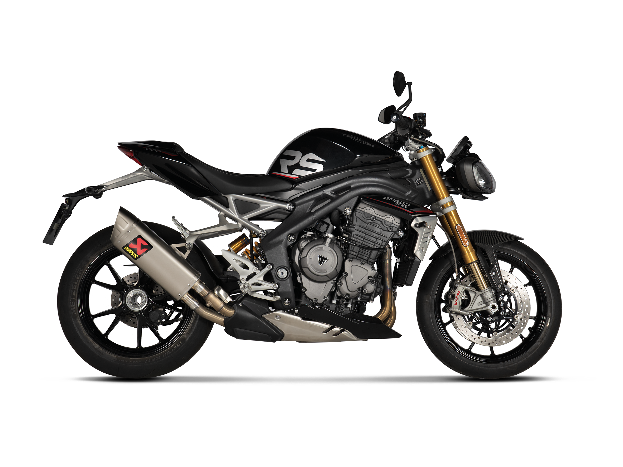 Akrapovic Slip-On Exhaust Triumph Speed Triple 1200 RS / RR 2021-2024