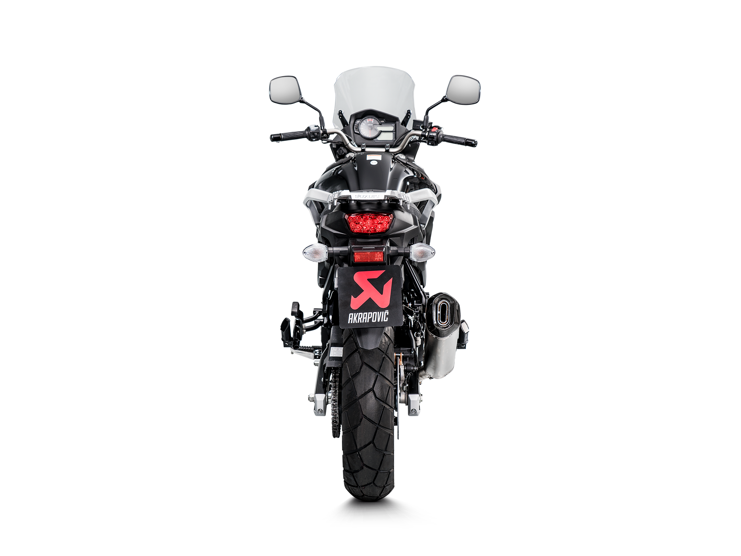 Akrapovic Slip-On Exhaust Suzuki V-Strom 650 2017-2025