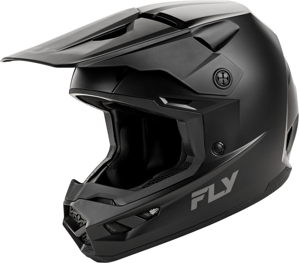 Fly Racing Kinetic Matte Black Helmet