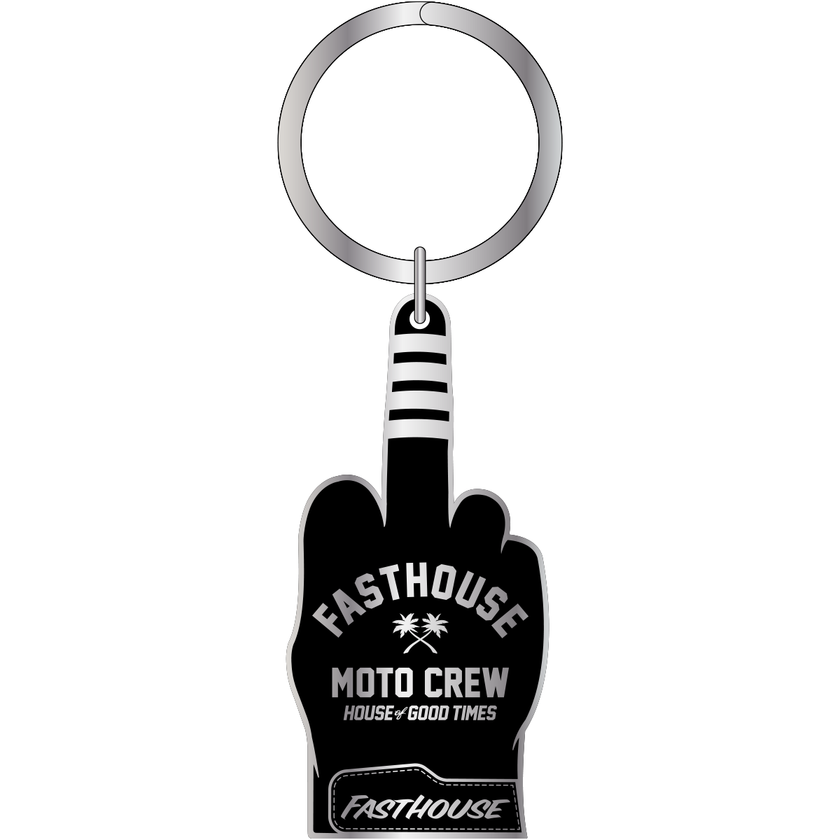 Fasthouse Number One Enamel Keychain