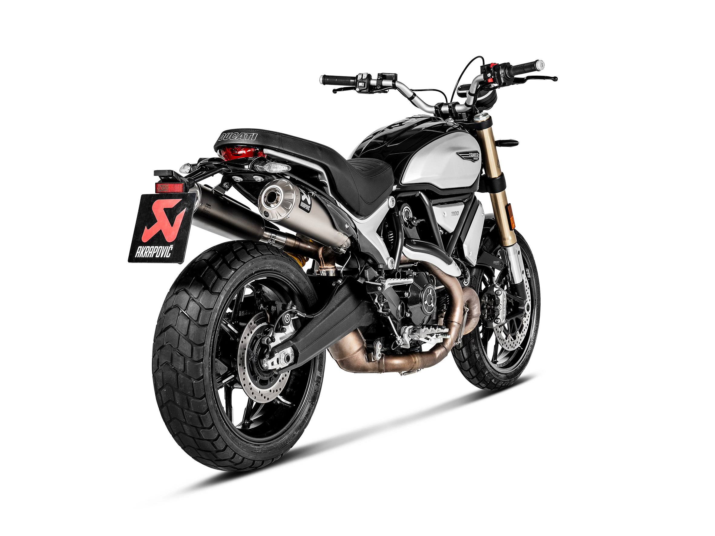 Akrapovic Slip-On Exhaust Ducati Scrambler 1100 2018-2020