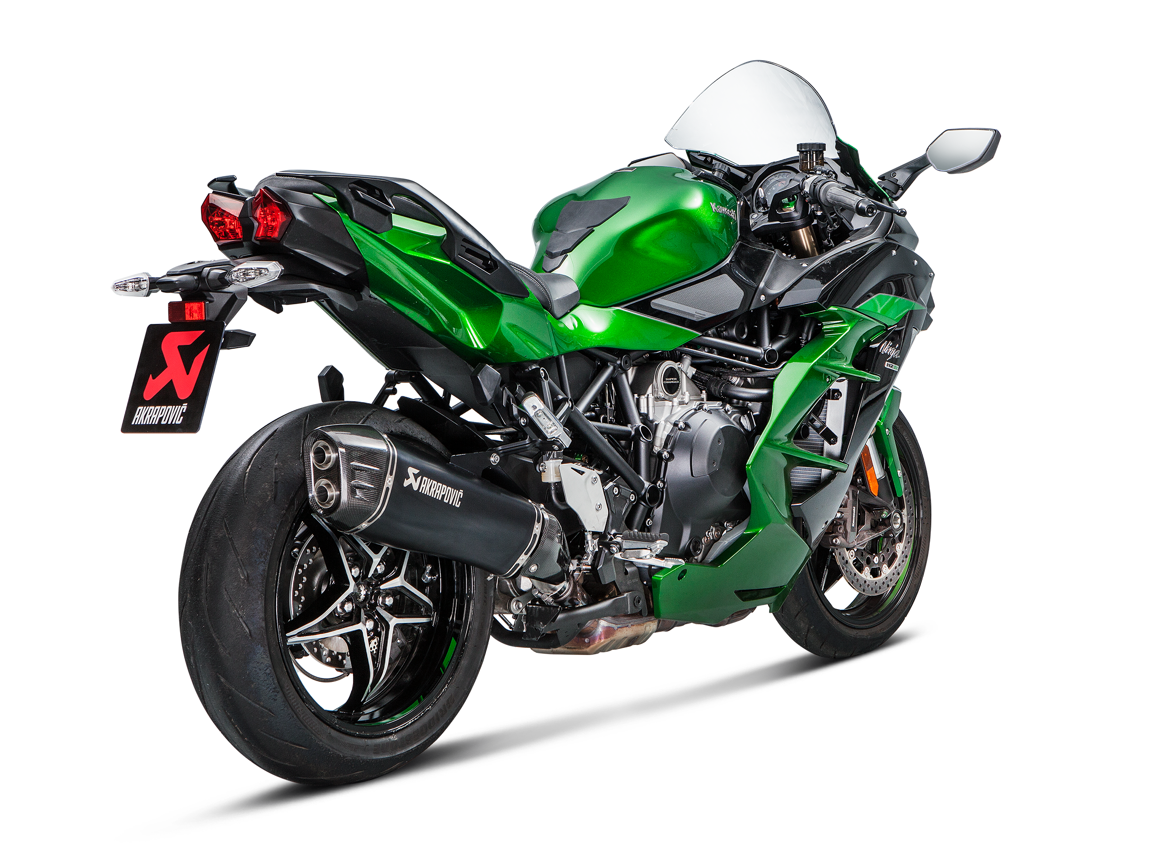 Akrapovic Slip-On Exhaust Kawasaki H2 SX 2018-2021