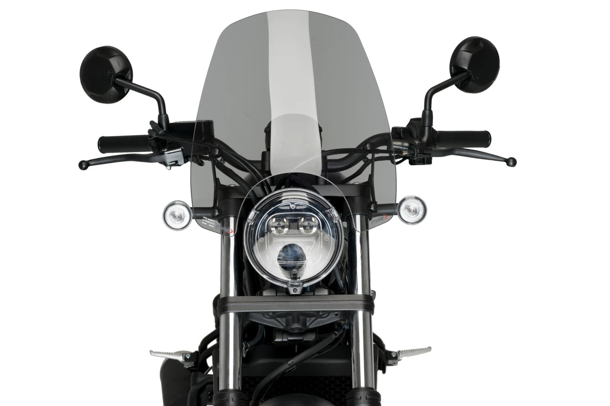 Puig Touring Naked New Generation Windscreen Honda Rebel 300 / 500 2017-2026