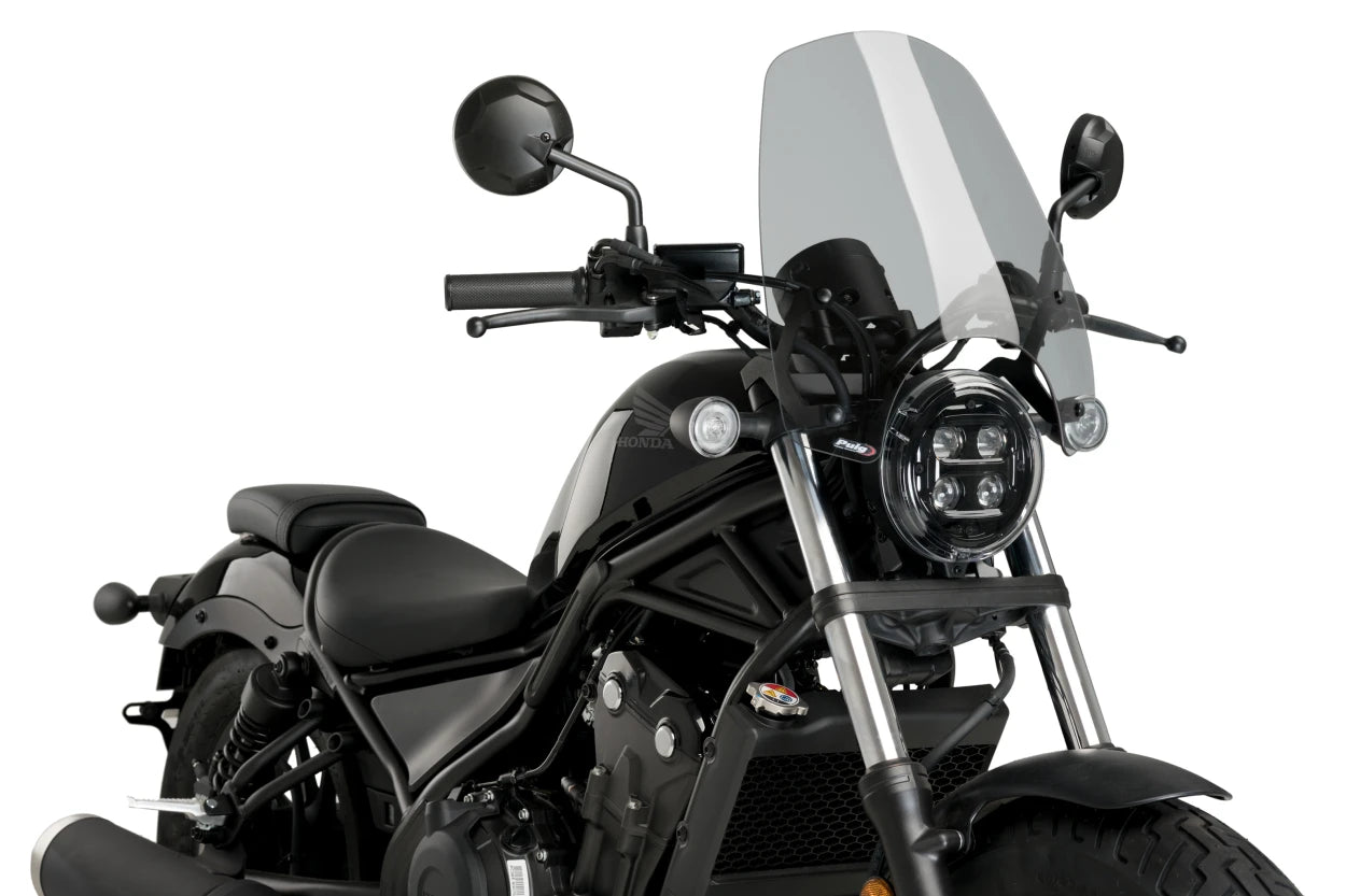 Puig Touring Naked New Generation Windscreen Honda Rebel 300 / 500 2017-2026