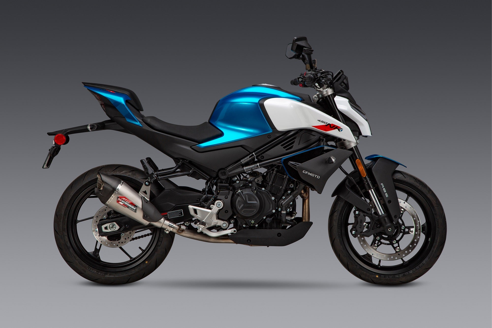 Yoshimura AT2 Street Slip-On Exhausts CFMOTO 450NK / 450SS 2023-2026