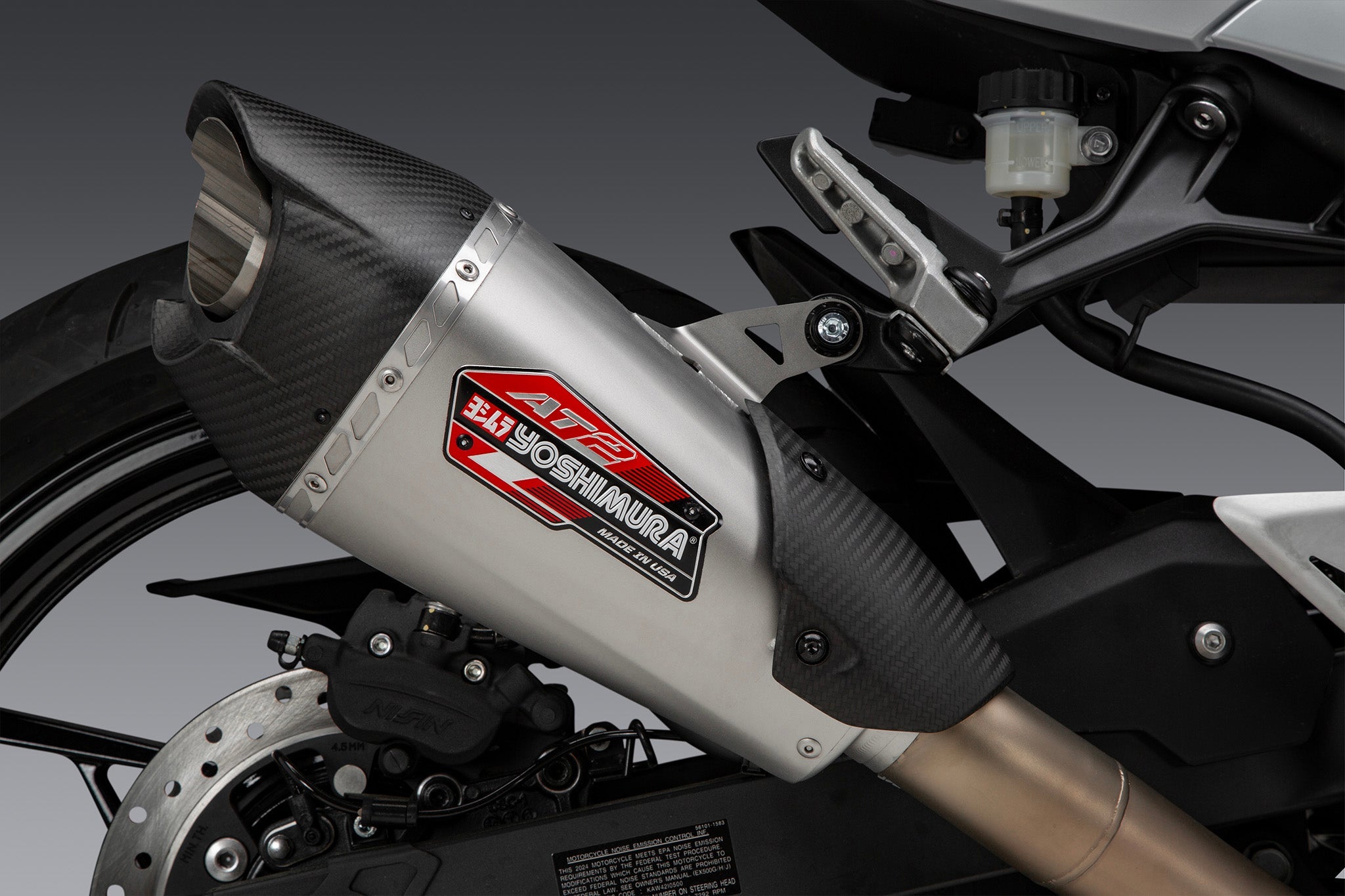 Yoshimura AT2 Race Exhaust System Kawasaki Ninja 400 / 500 / Z400 / Z500 2018-2026