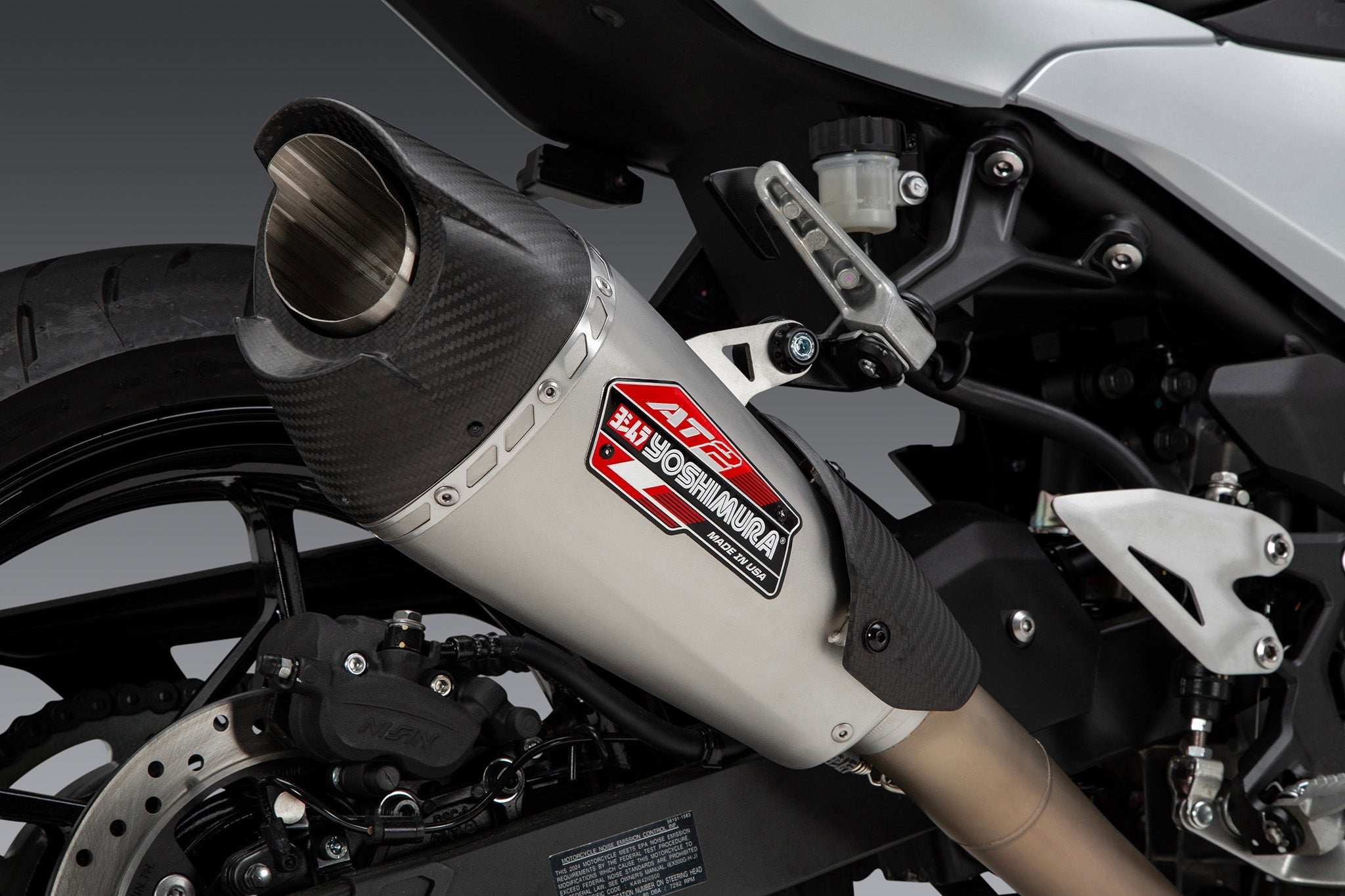 Yoshimura AT2 Race Exhaust System Kawasaki Ninja 400 / 500 / Z400 / Z500 2018-2026