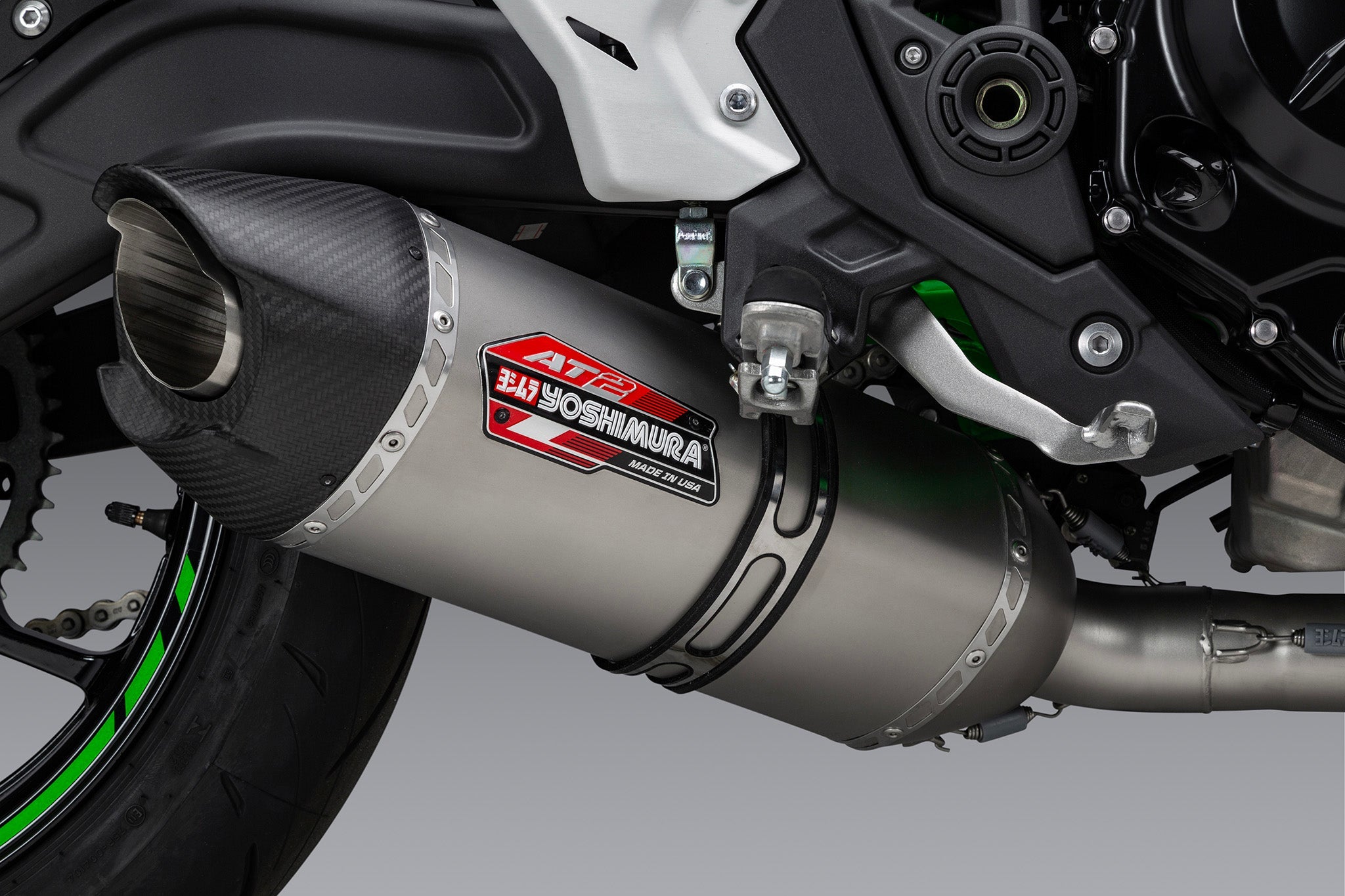 Yoshimura AT2 Race Exhaust System Kawasaki Ninja 650 / Z650 2017-2026