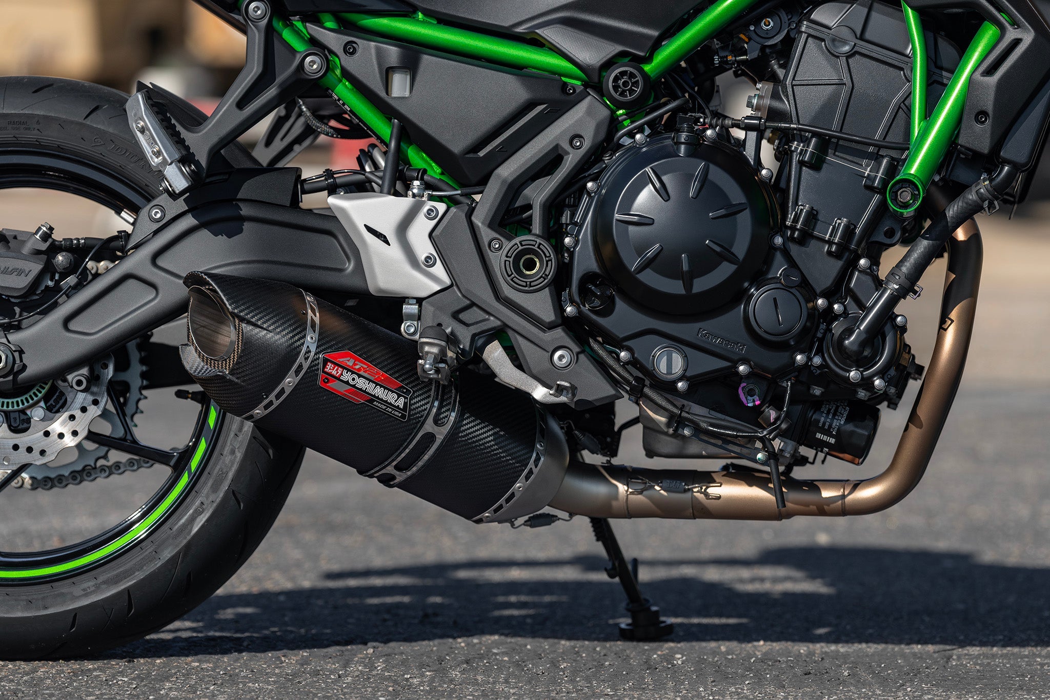 Yoshimura AT2 Race Exhaust System Kawasaki Ninja 650 / Z650 2017-2026