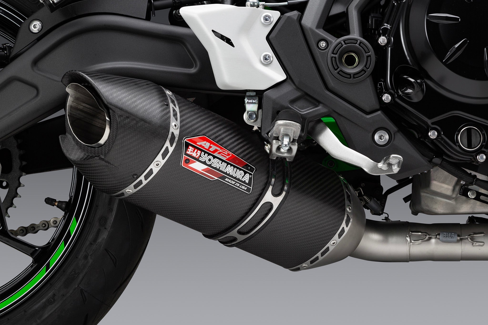 Yoshimura AT2 Race Exhaust System Kawasaki Ninja 650 / Z650 2017-2026