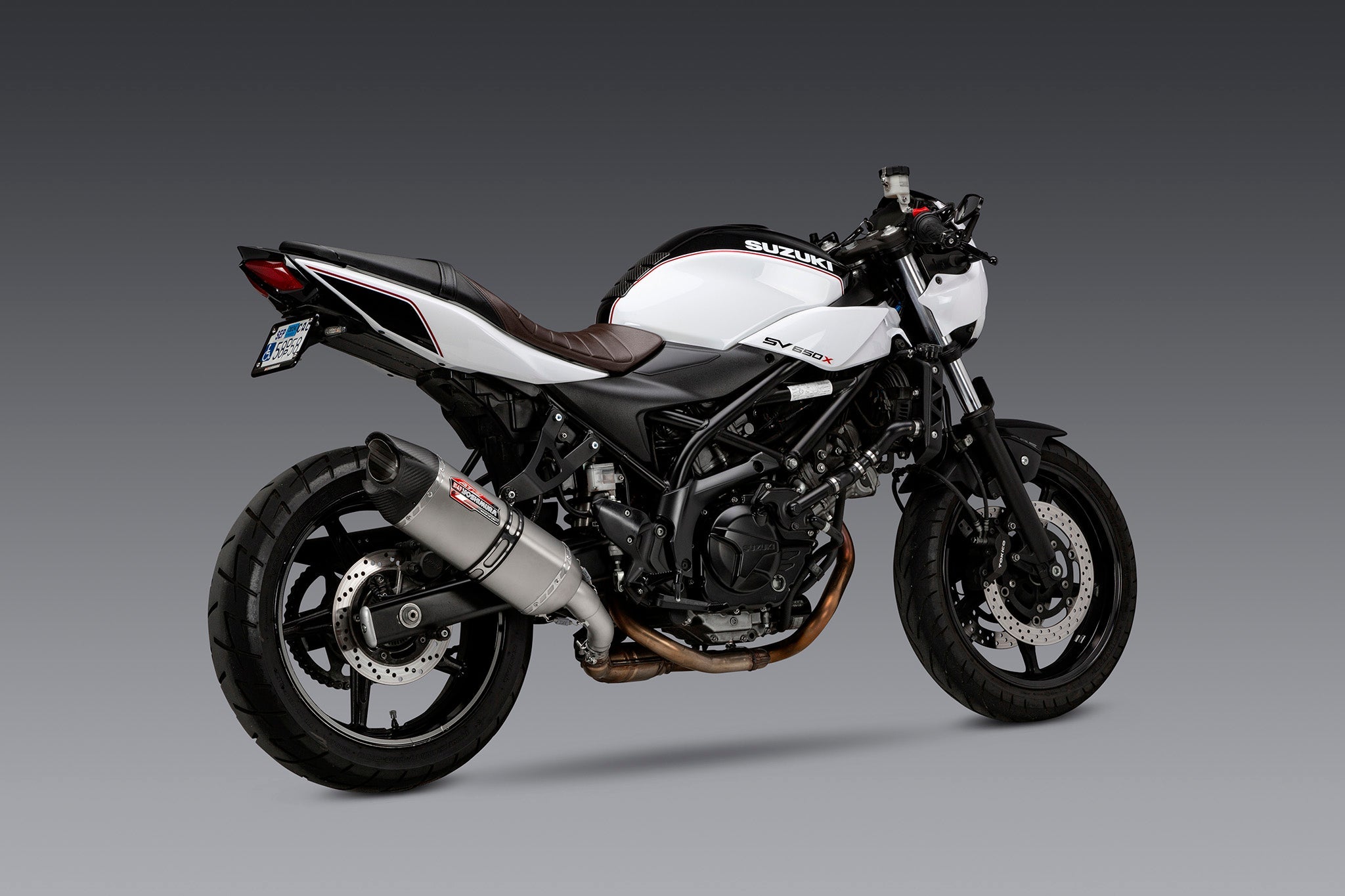 Yoshimura AT2 Street Slip-On Exhausts Suzuki SV650 / SV650X 2017-2025