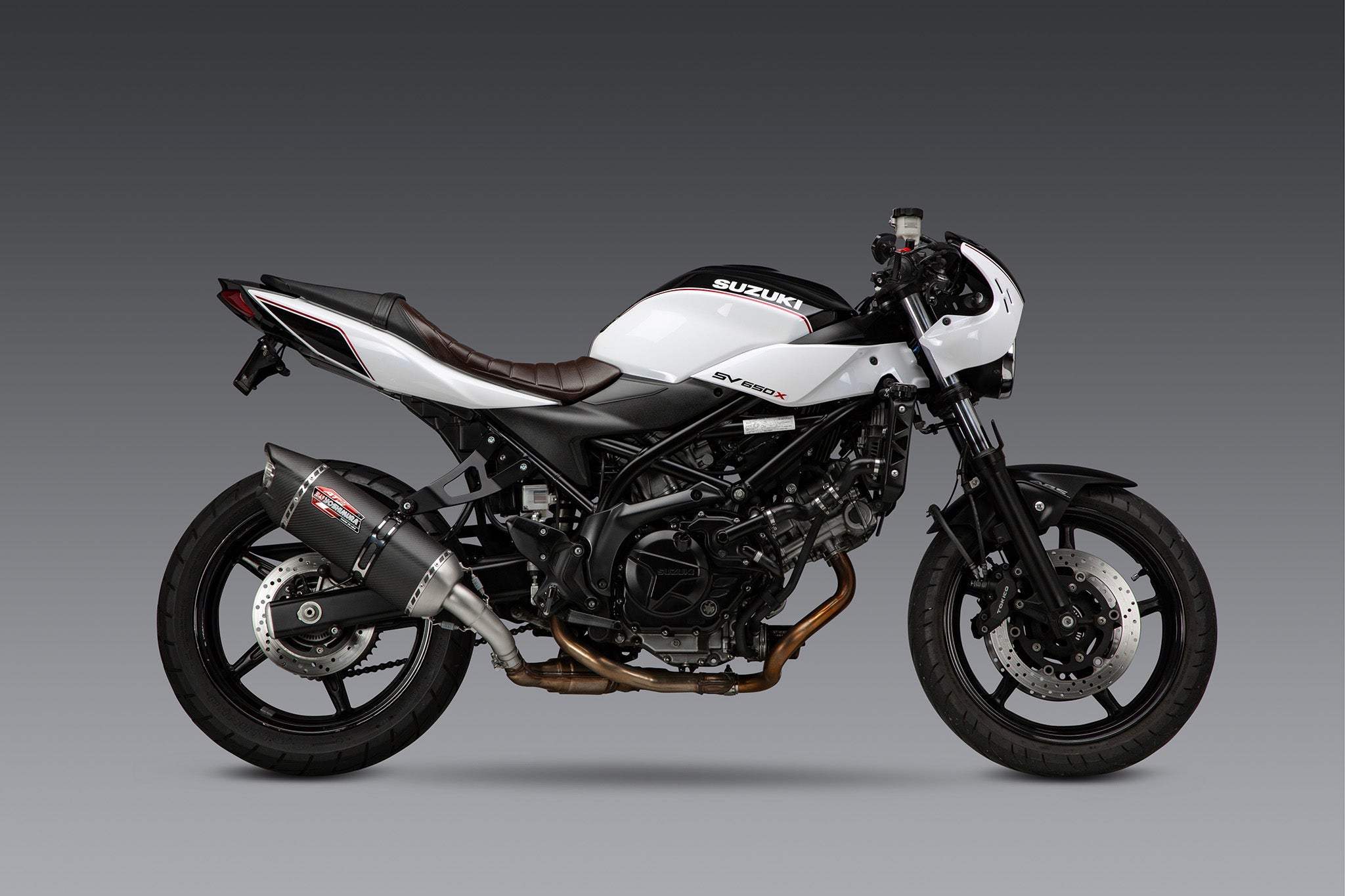 Yoshimura AT2 Street Slip-On Exhausts Suzuki SV650 / SV650X 2017-2025