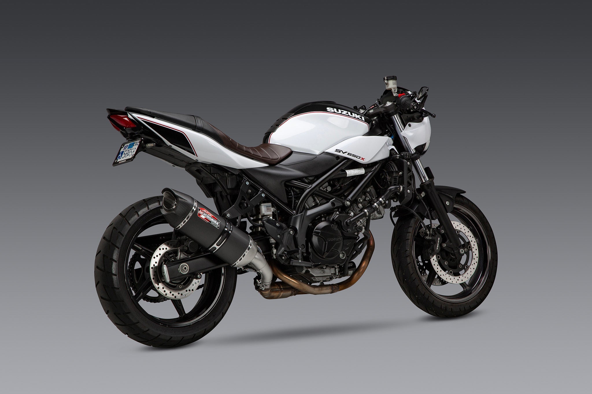 Yoshimura AT2 Street Slip-On Exhausts Suzuki SV650 / SV650X 2017-2025