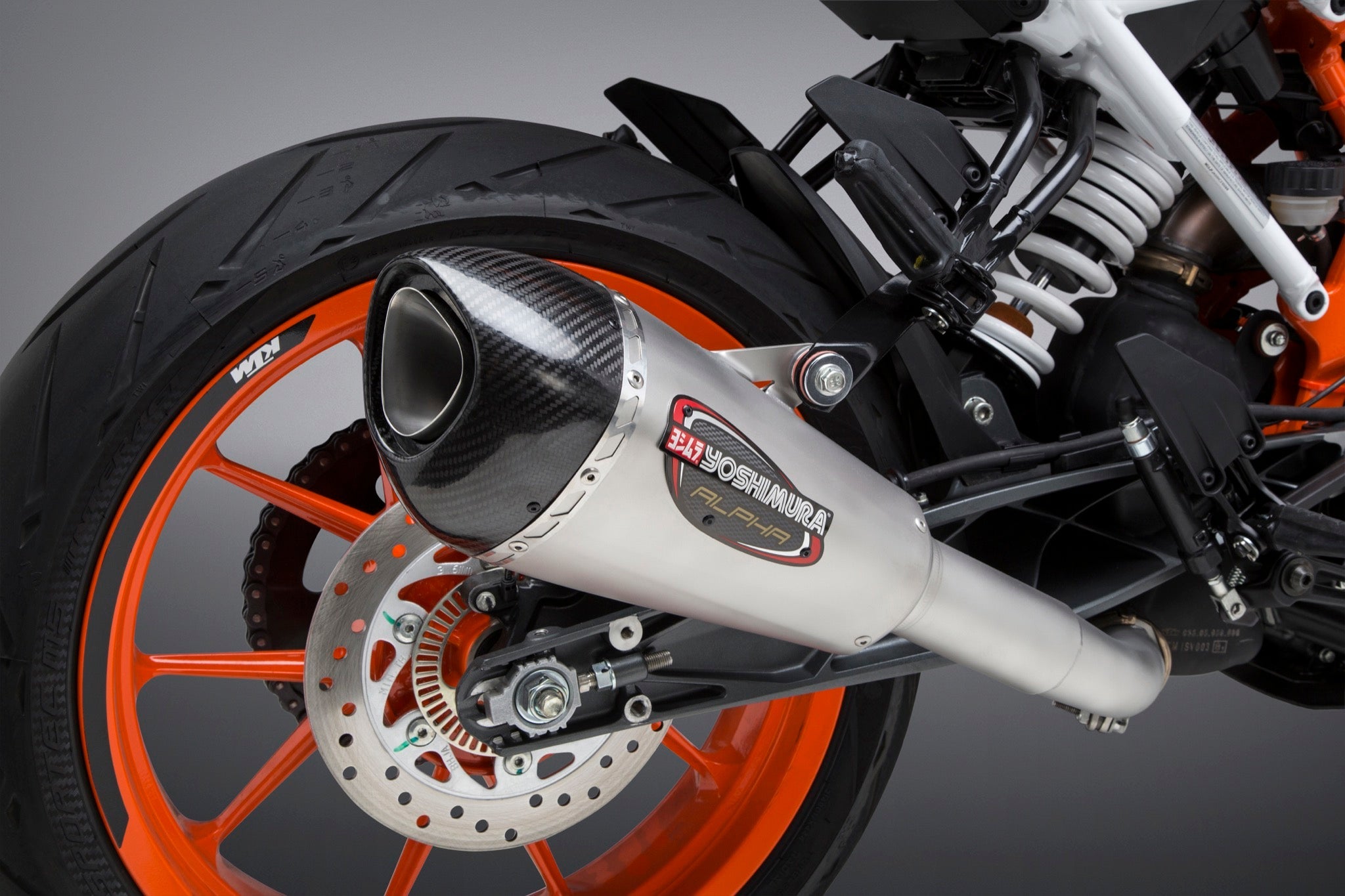 Yoshimura ALPHA-T Works Street Slip-On Exhaust KTM 390 Duke / RC390 2017-2020