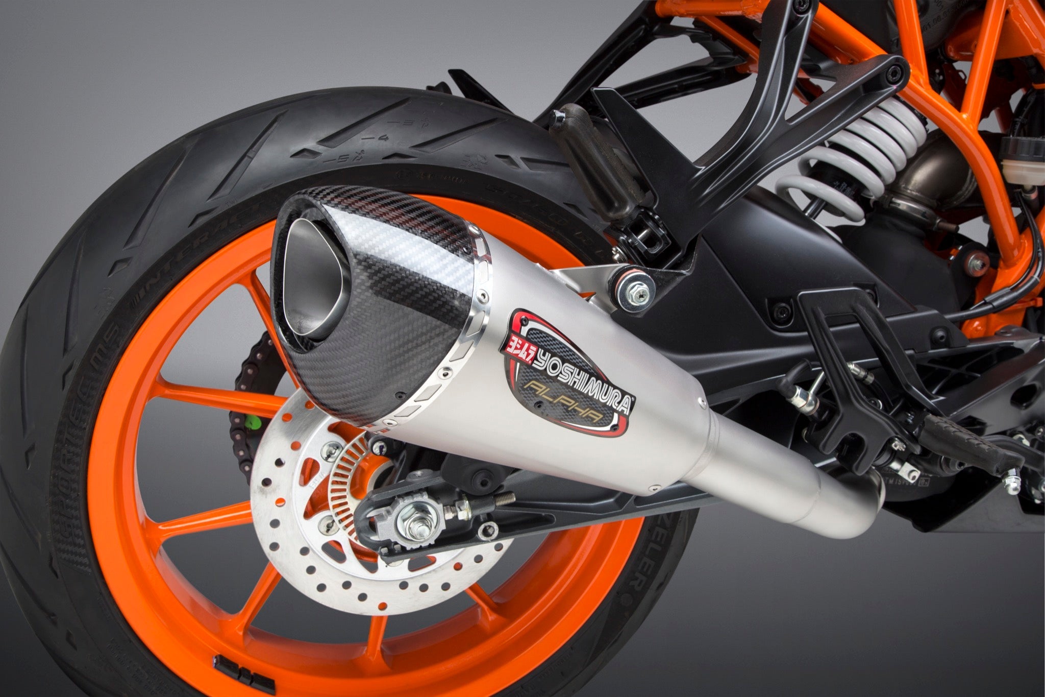 Yoshimura ALPHA-T Works Street Slip-On Exhaust KTM 390 Duke / RC390 2017-2020