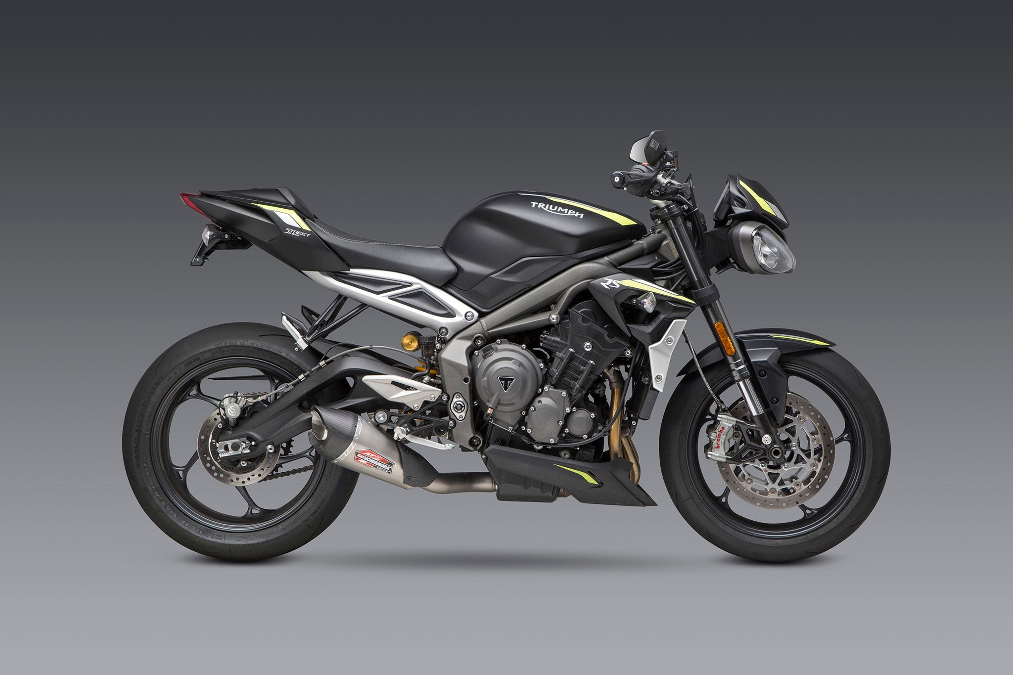 Yoshimura AT2 Street Slip-On Exhaust Triumph 765 S / R / RS