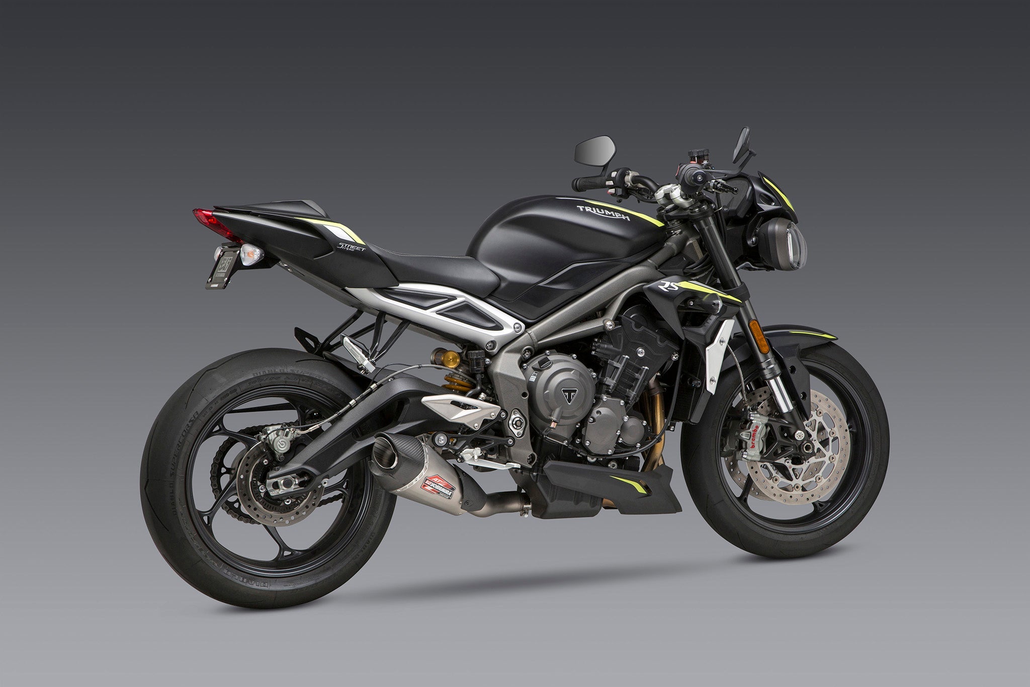 Yoshimura AT2 Street Slip-On Exhaust Triumph 765 S / R / RS