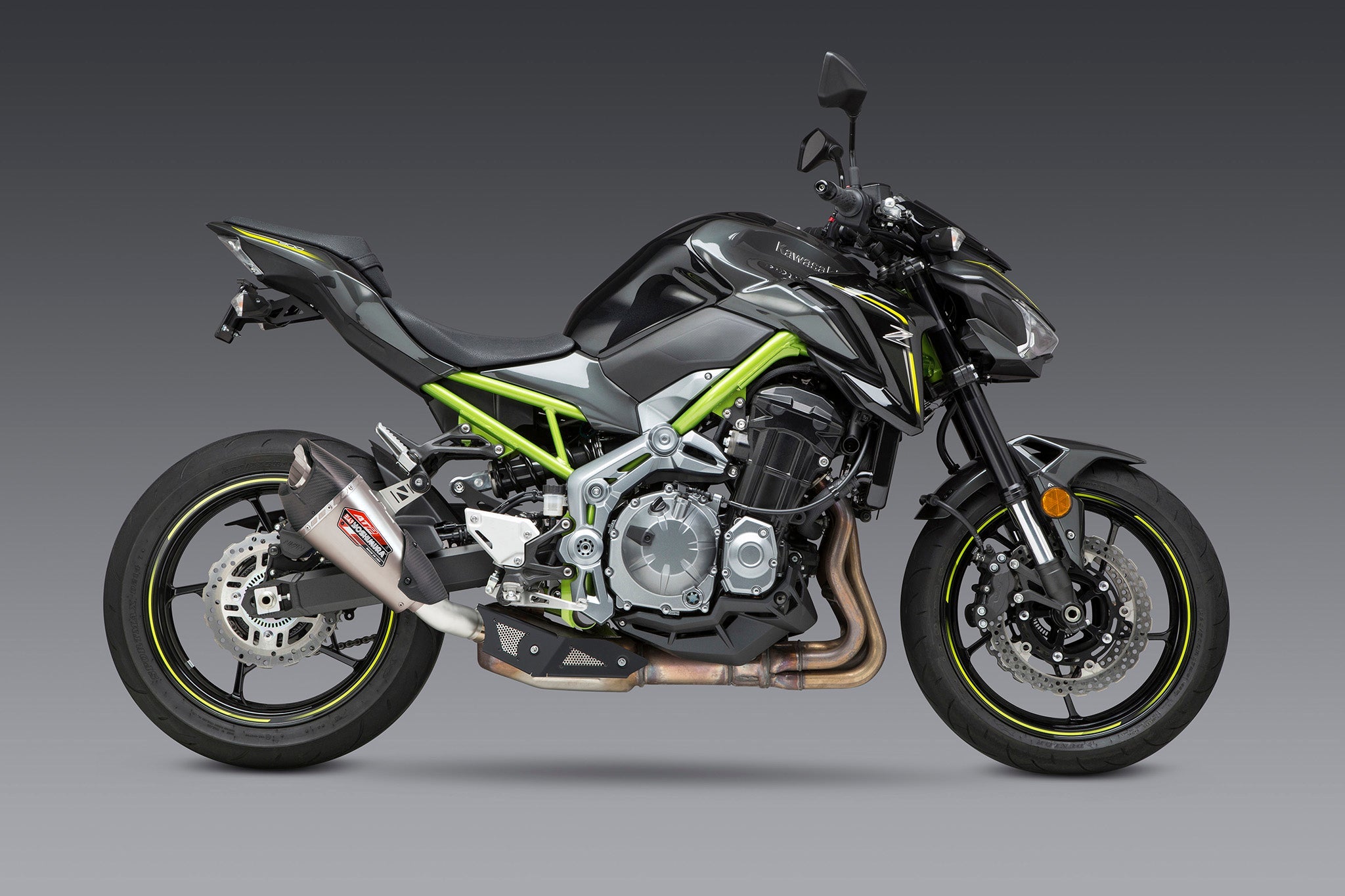 Yoshimura AT2 Street Slip-On Exhaust Kawasaki Z900 2017-2024