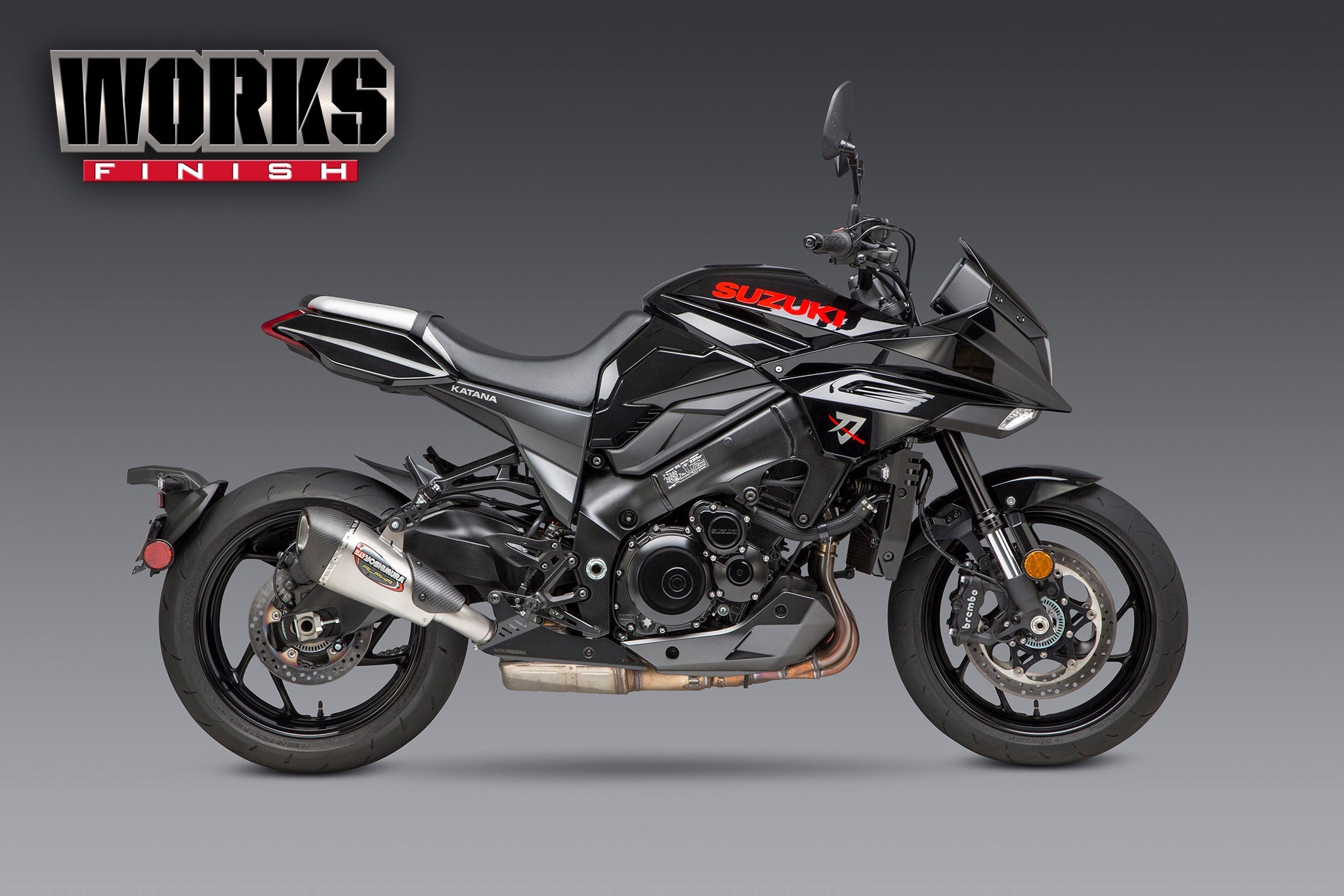 Yoshimura ALPHA-T Works Street Slip-On Exhaust Suzuk Katana 2020