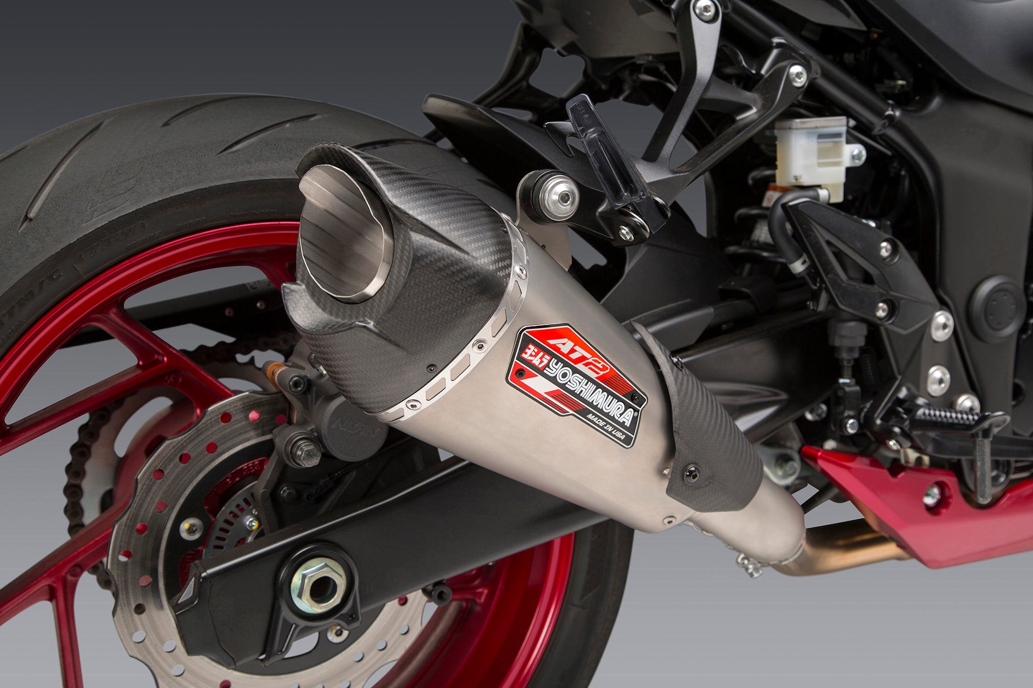 Yoshimura AT2 Street Slip-On Exhaust Suzuki GSX-S750 2018-2022