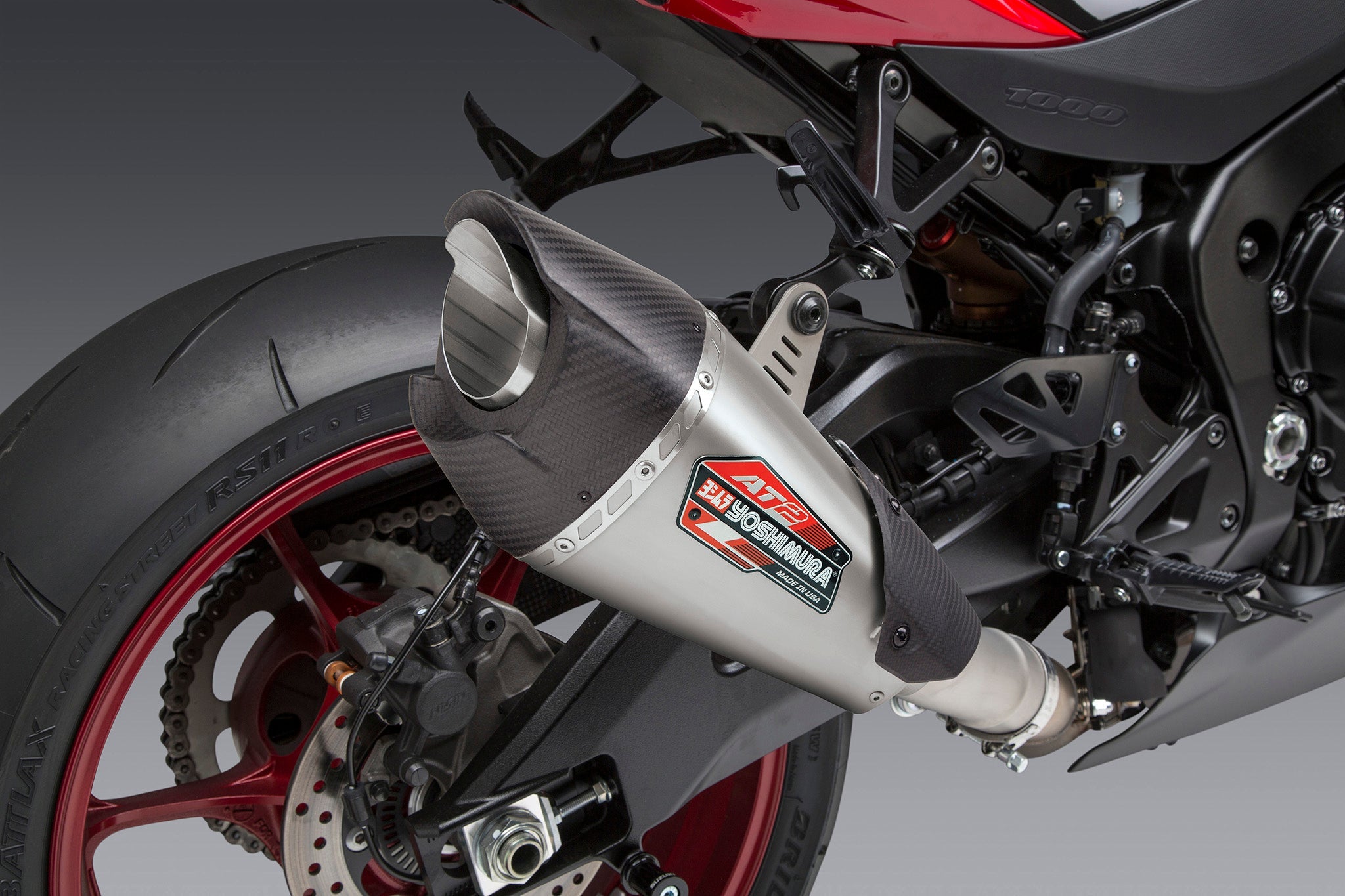 Yoshimura AT2 Street Slip-On Exhaust Suzuki GSXR1000 / R 2017-2025