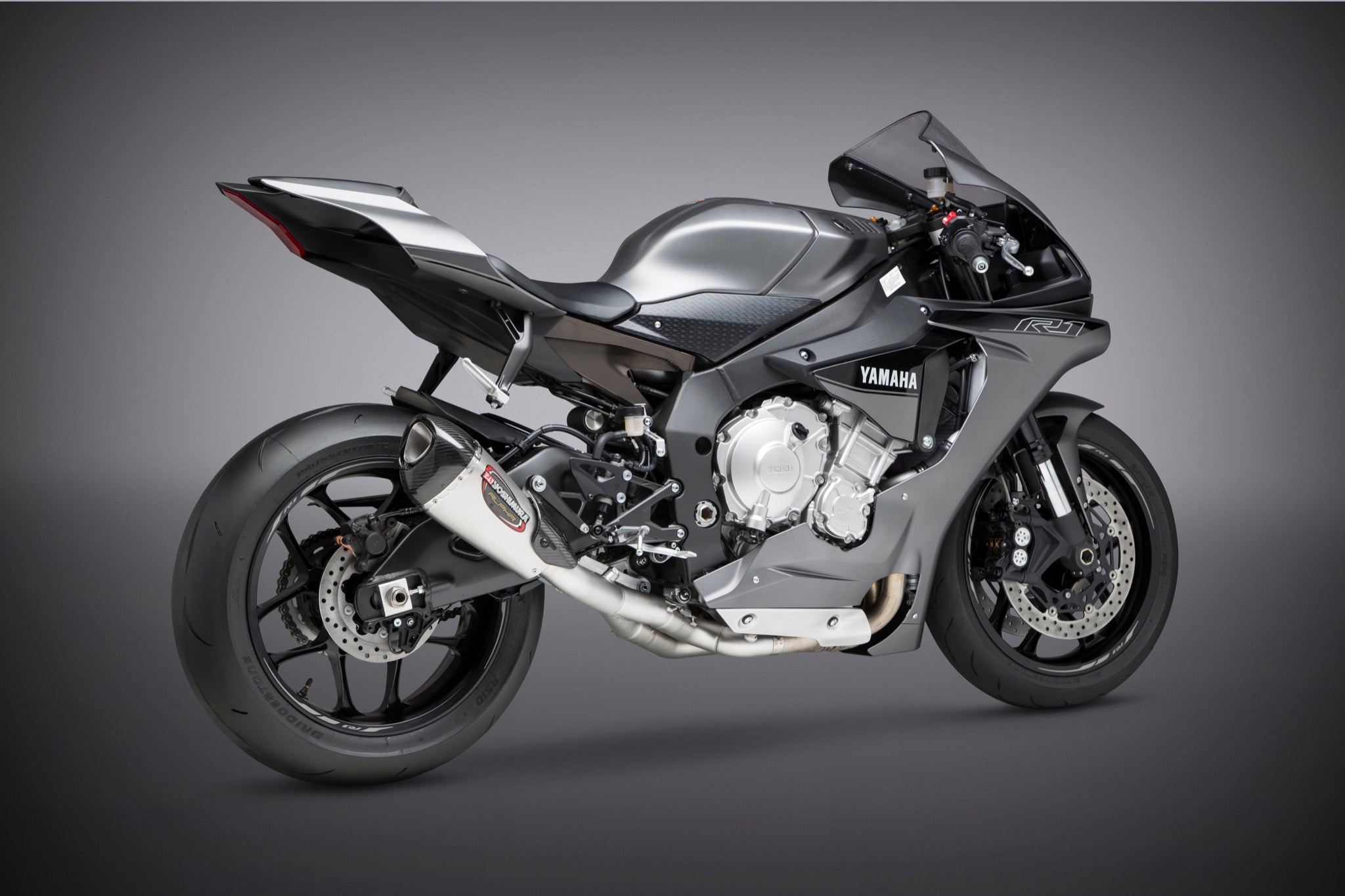Yoshimura ALPHA-T Works Race Slip-On Exhaust Yamaha R1 / R1M / R1S 2015-2026