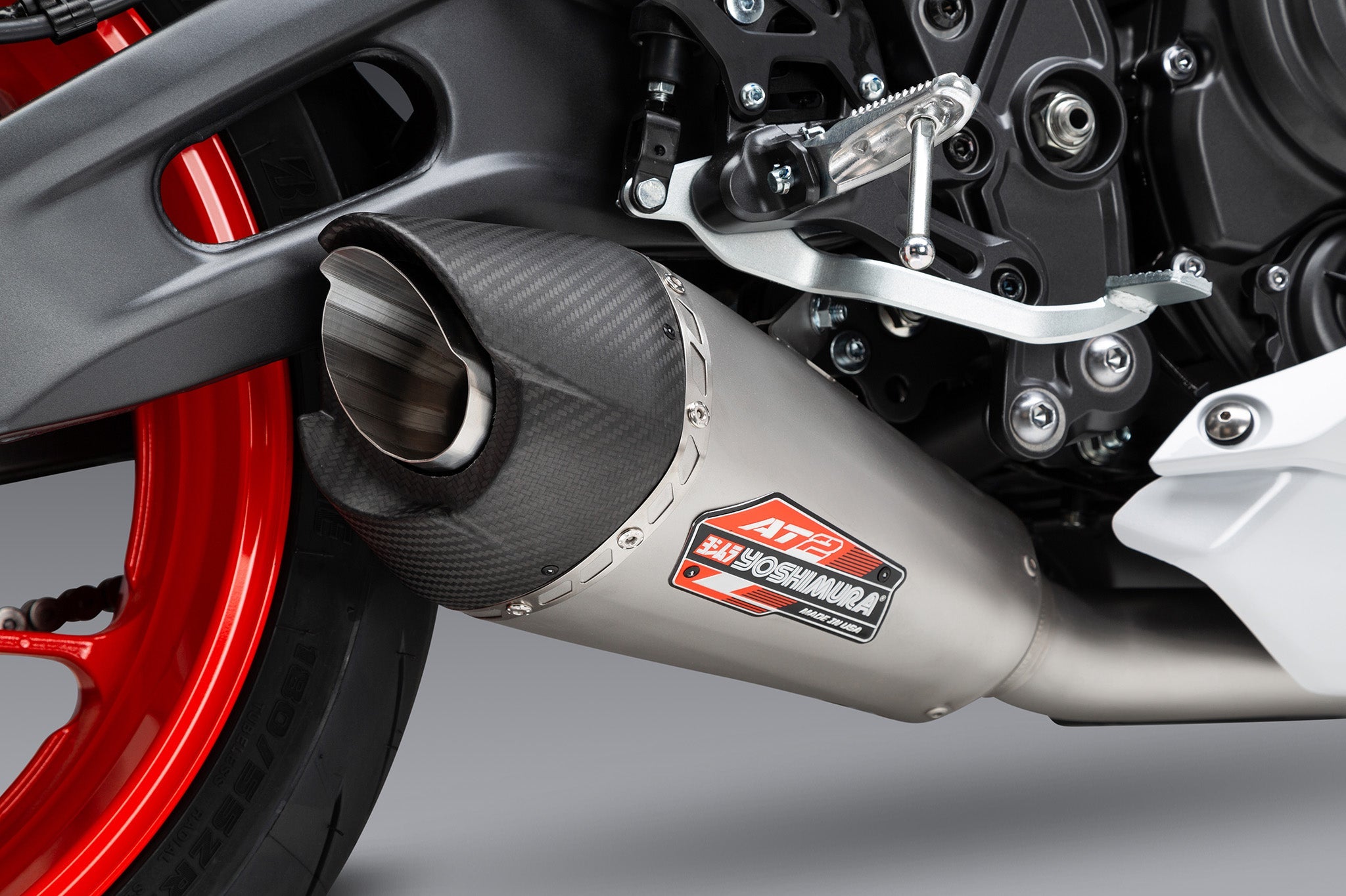 Yoshimura AT2 Race Exhaust System Yamaha R7 / MT-07 2018-2026
