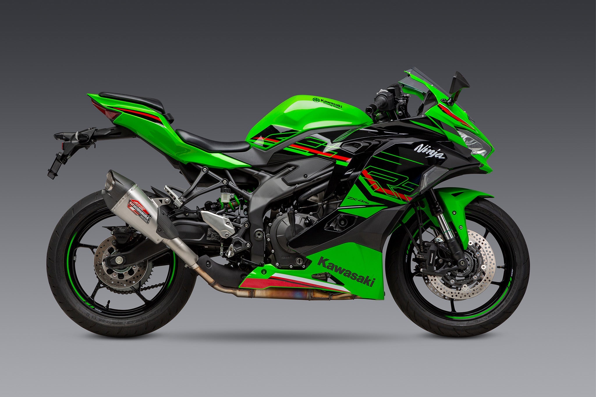 Yoshimura AT2 Street Slip-On Exhaust Kawasaki Ninja ZX4R / ZX4RR 2023-2026