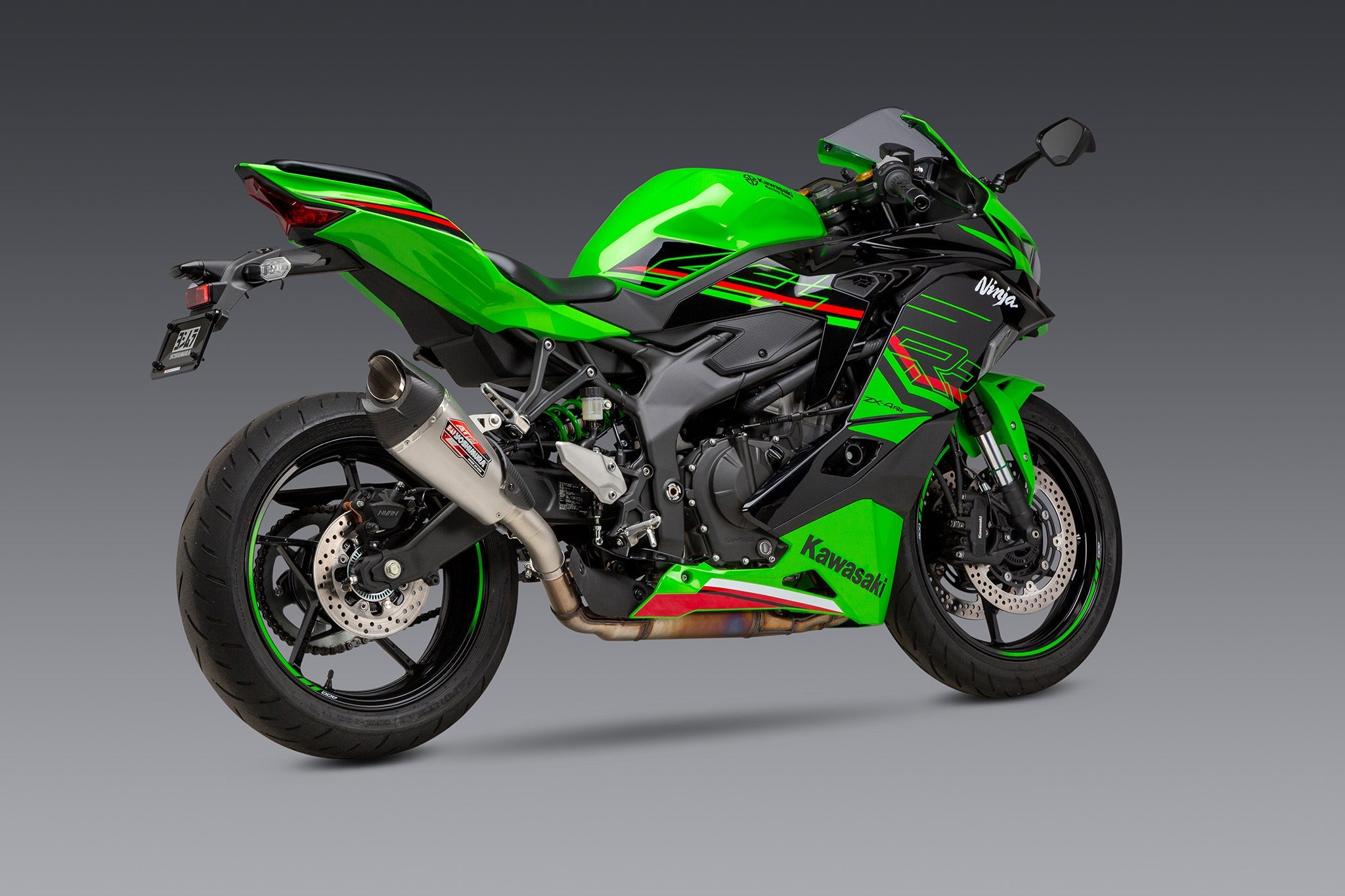 Yoshimura AT2 Street Slip-On Exhaust Kawasaki Ninja ZX4R / ZX4RR 2023-2026