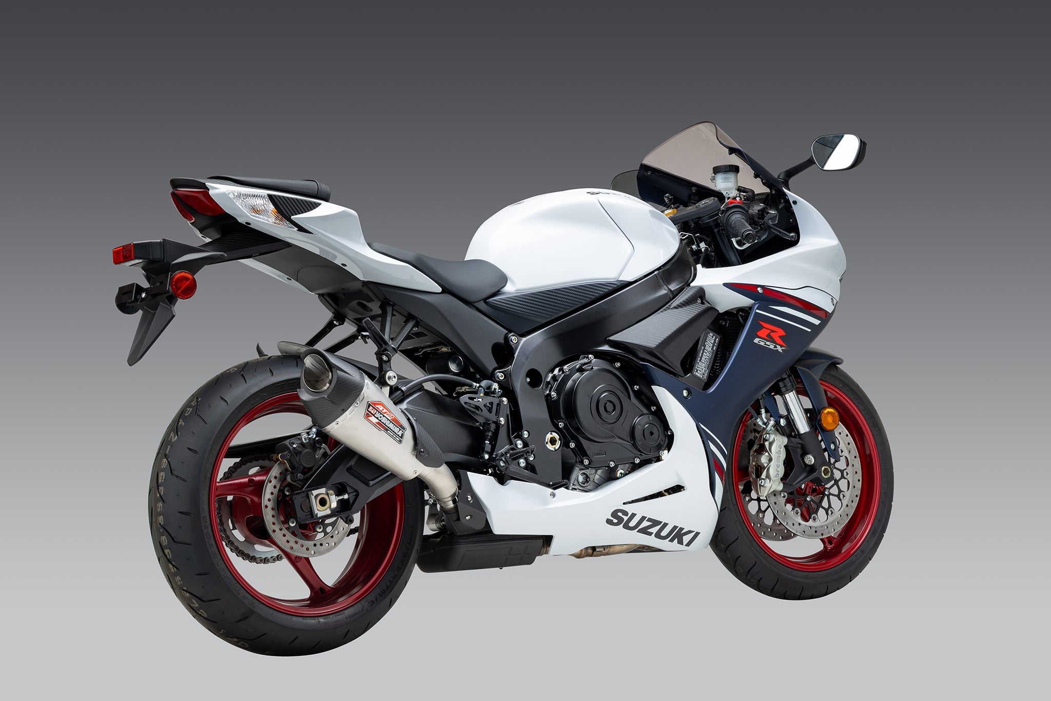 Yoshimura AT2 Street Slip-On Exhaust Suzuki GSXR600 / GSXR750 2011-2026