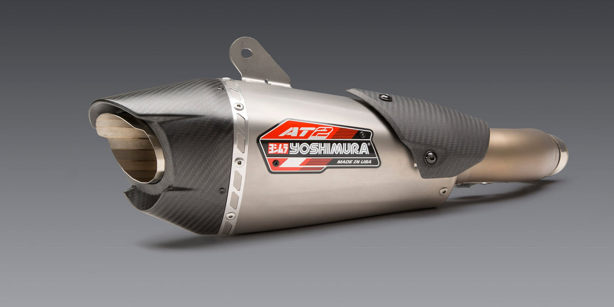 Yoshimura AT2 Street Slip-On Exhaust Kawasaki Ninja ZX4R / ZX4RR