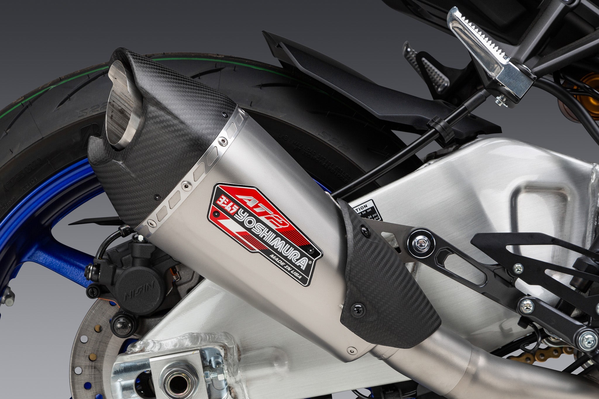 Yoshimura AT2 3/4 Race Slip-On Exhaust Yamaha MT-10 / SP 2022-2026