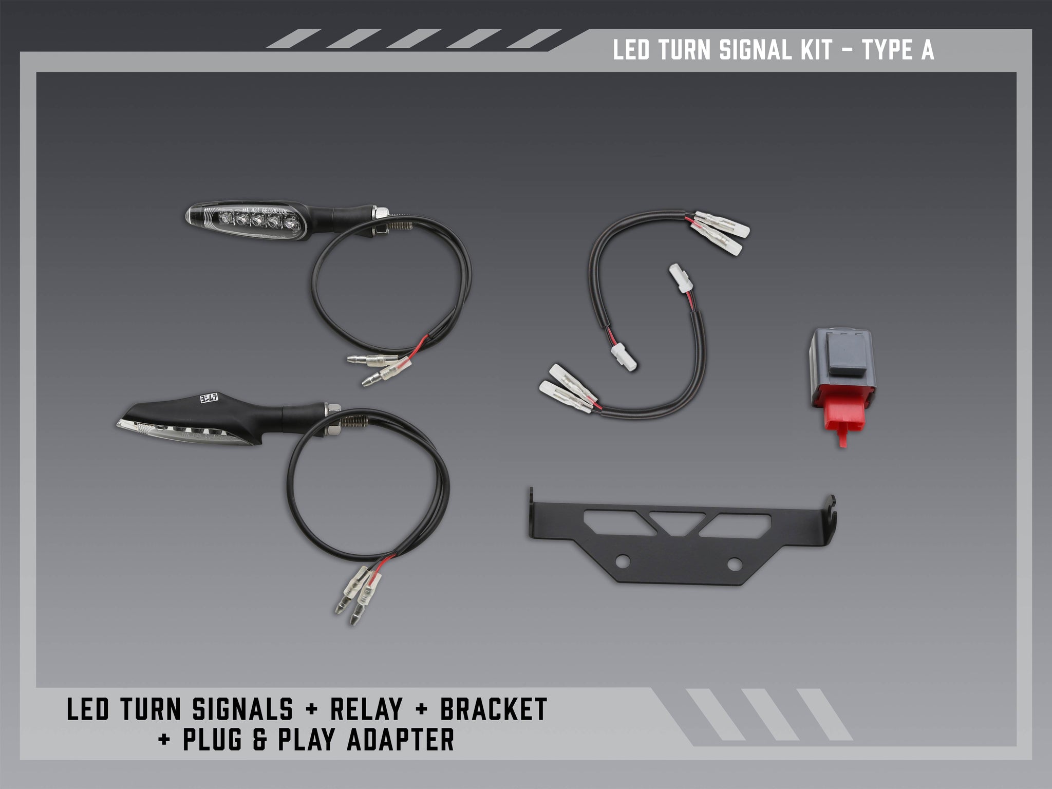 Yoshimura LED Signal Kit For V2 Fender Eliminator Kit Suzuki