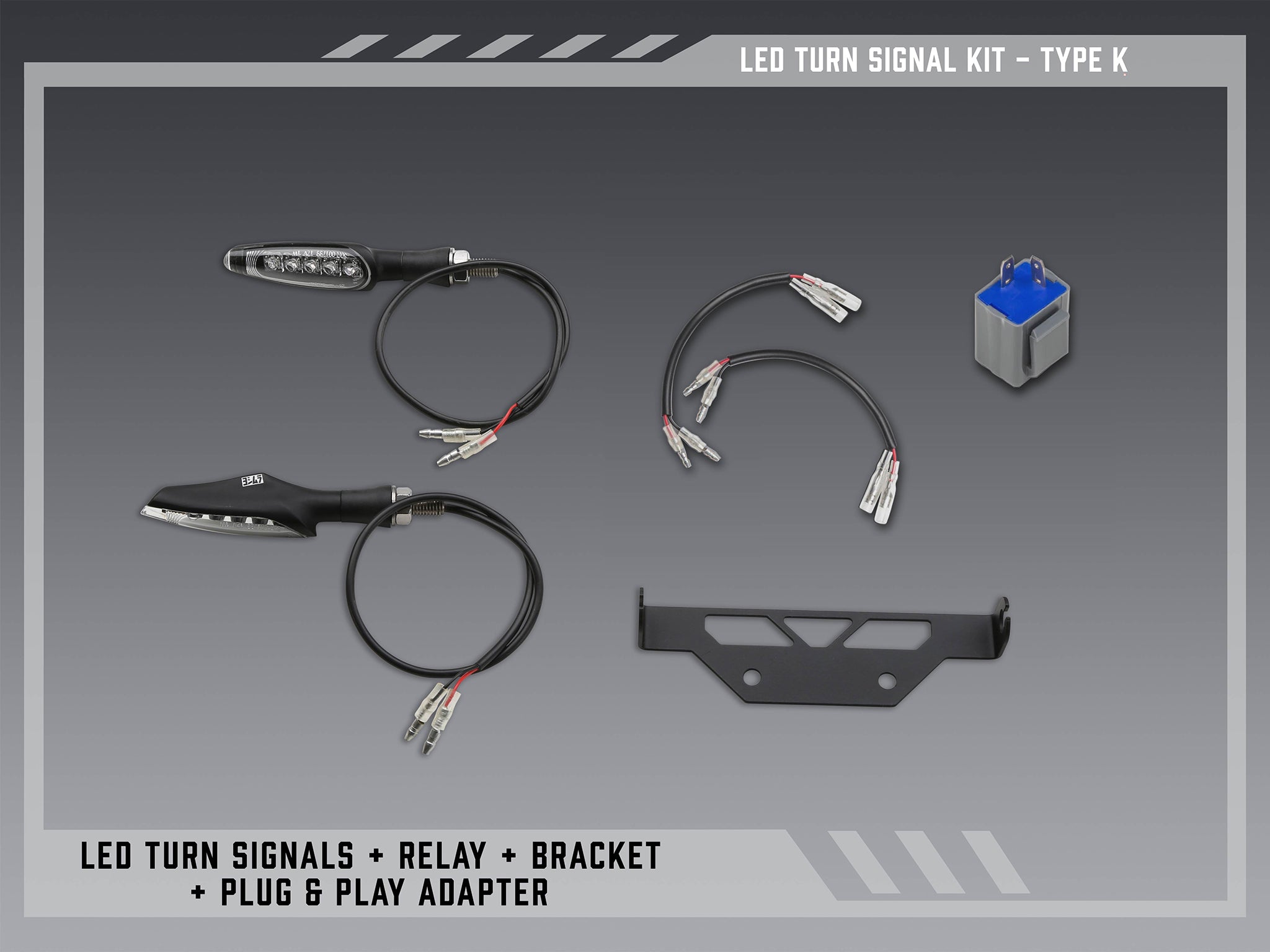 Yoshimura LED Signal Kit For V2 Fender Eliminator Kit Honda Grom 2022-2026
