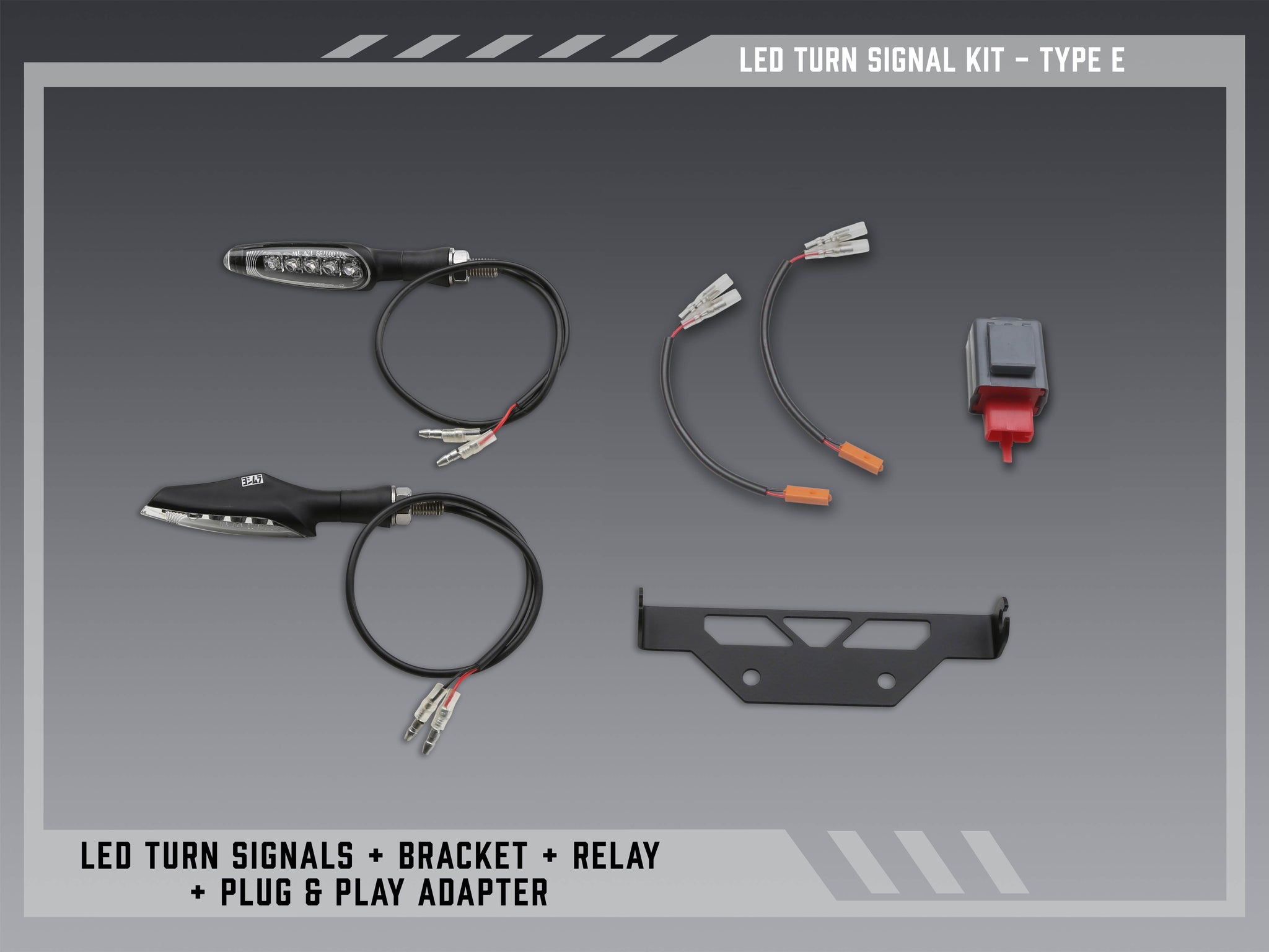 Yoshimura LED Signal Kit For V2 Fender Eliminator Kit Kawasaki