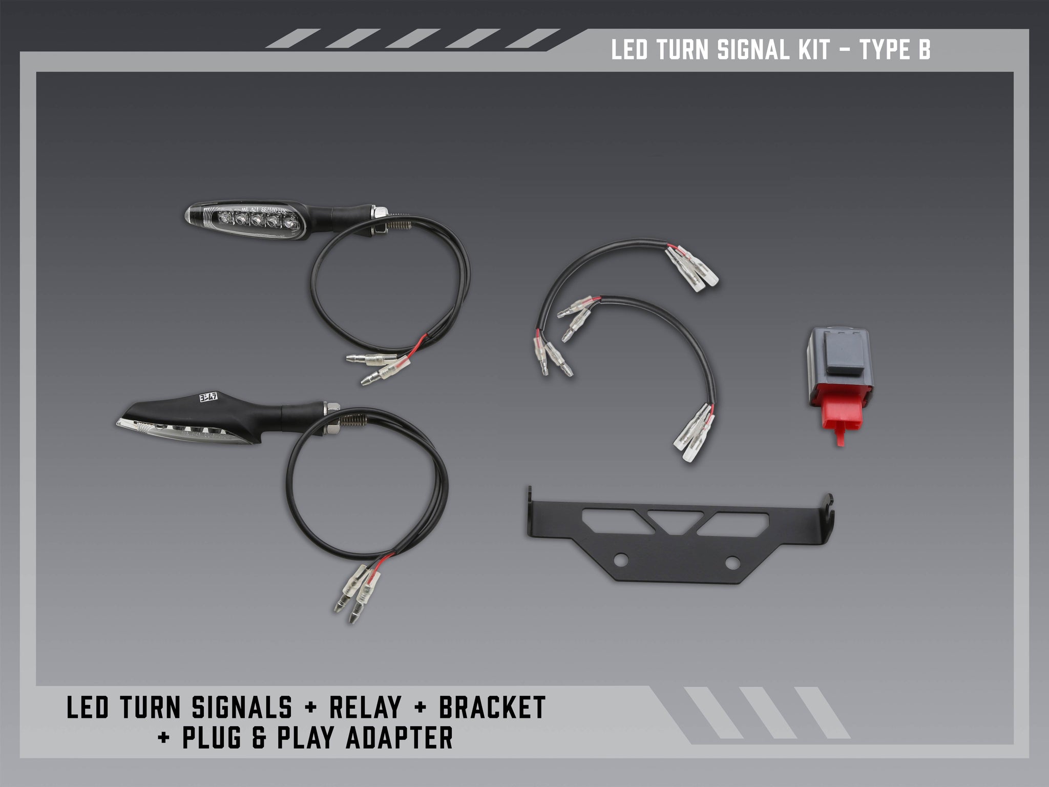 Yoshimura LED Signal Kit For V2 Fender Eliminator Kit Honda Grom / Navi