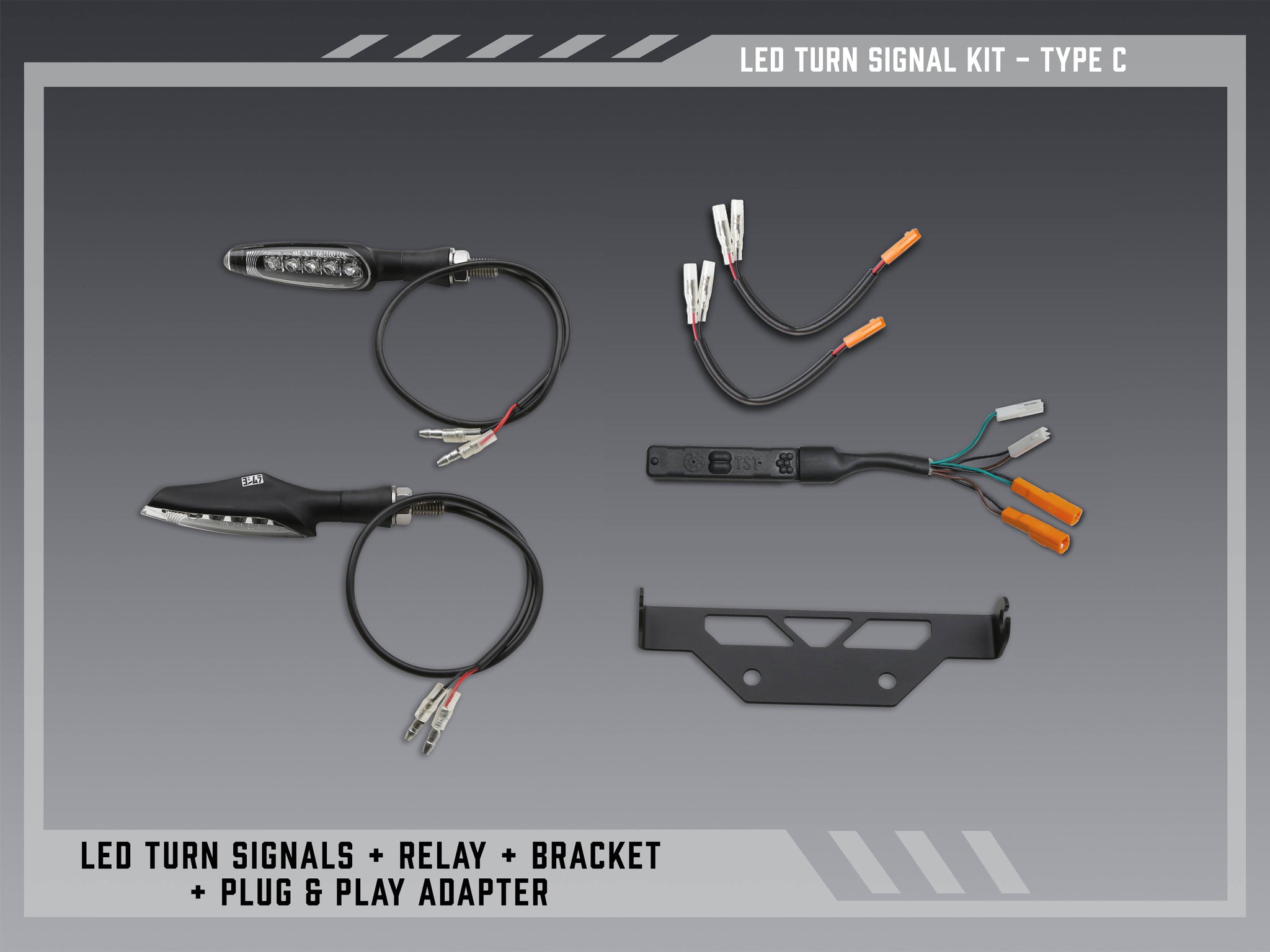 Yoshimura LED Signal Kit For V2 Fender Eliminator Kit Honda CBR