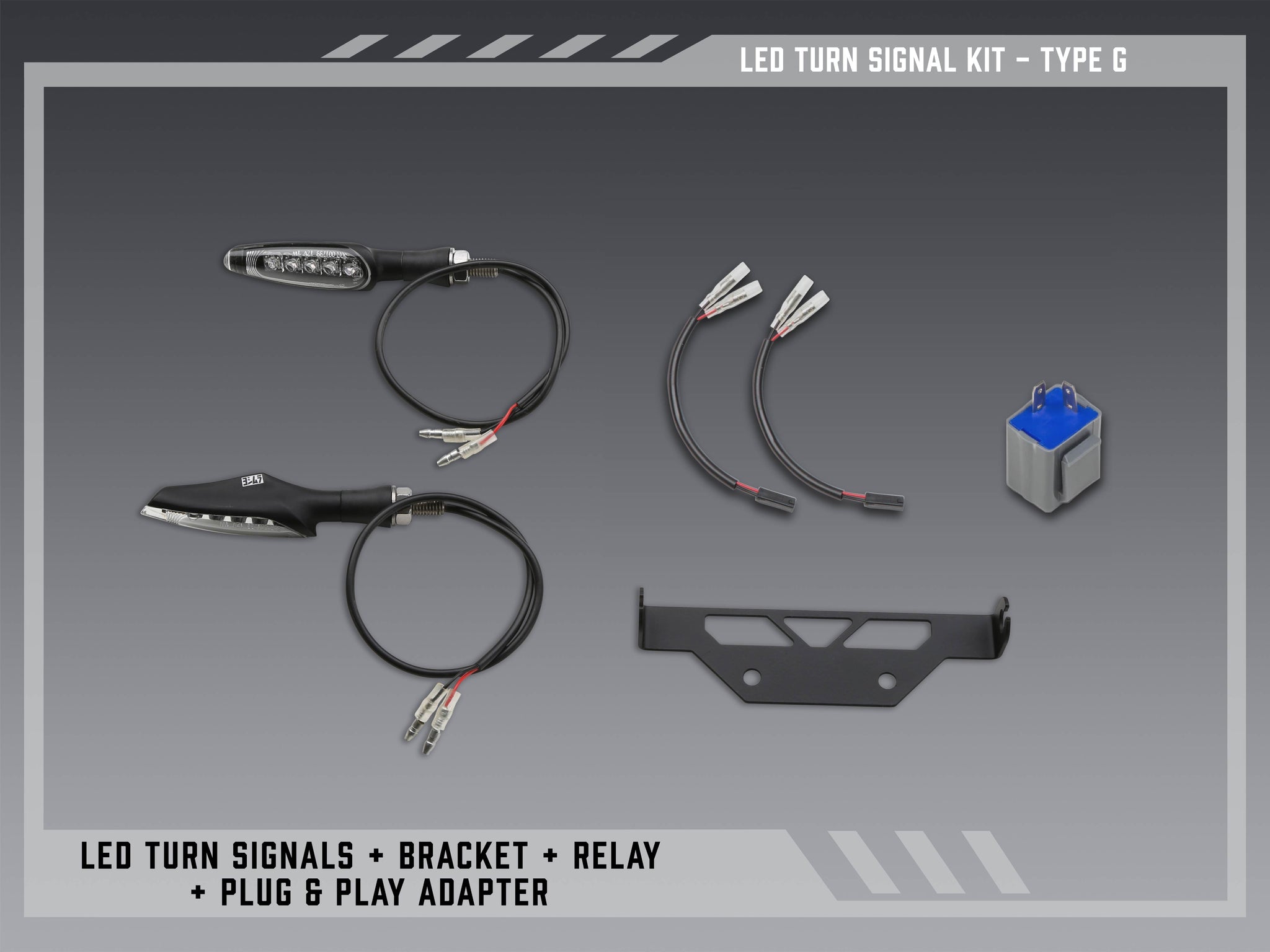 Yoshimura LED Signal Kit For V2 Fender Eliminator Kit Suzuki GSXR / SV