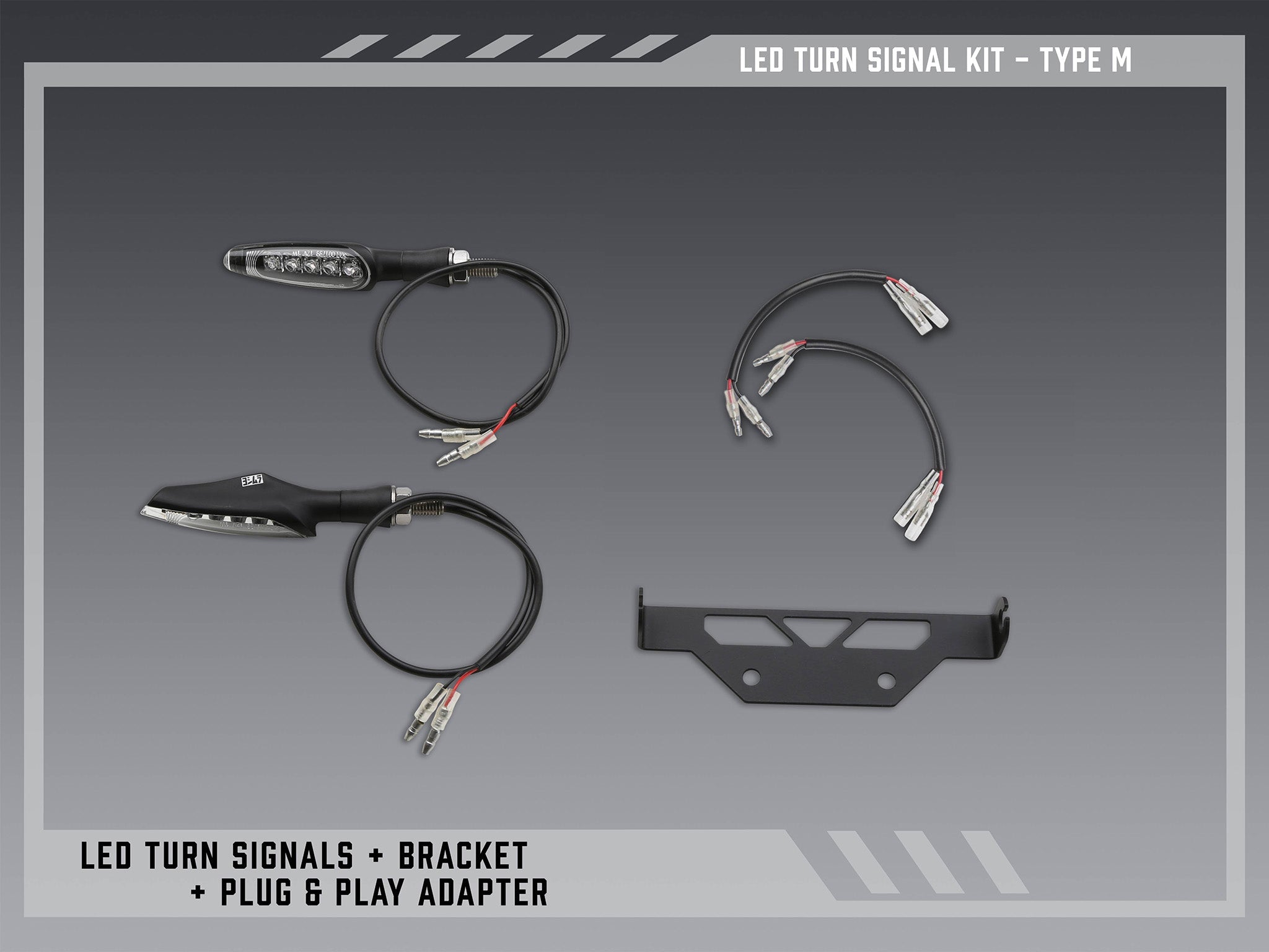 Yoshimura LED Signal Kit For V2 Fender Eliminator Kit CF MOTO IBEX 450
