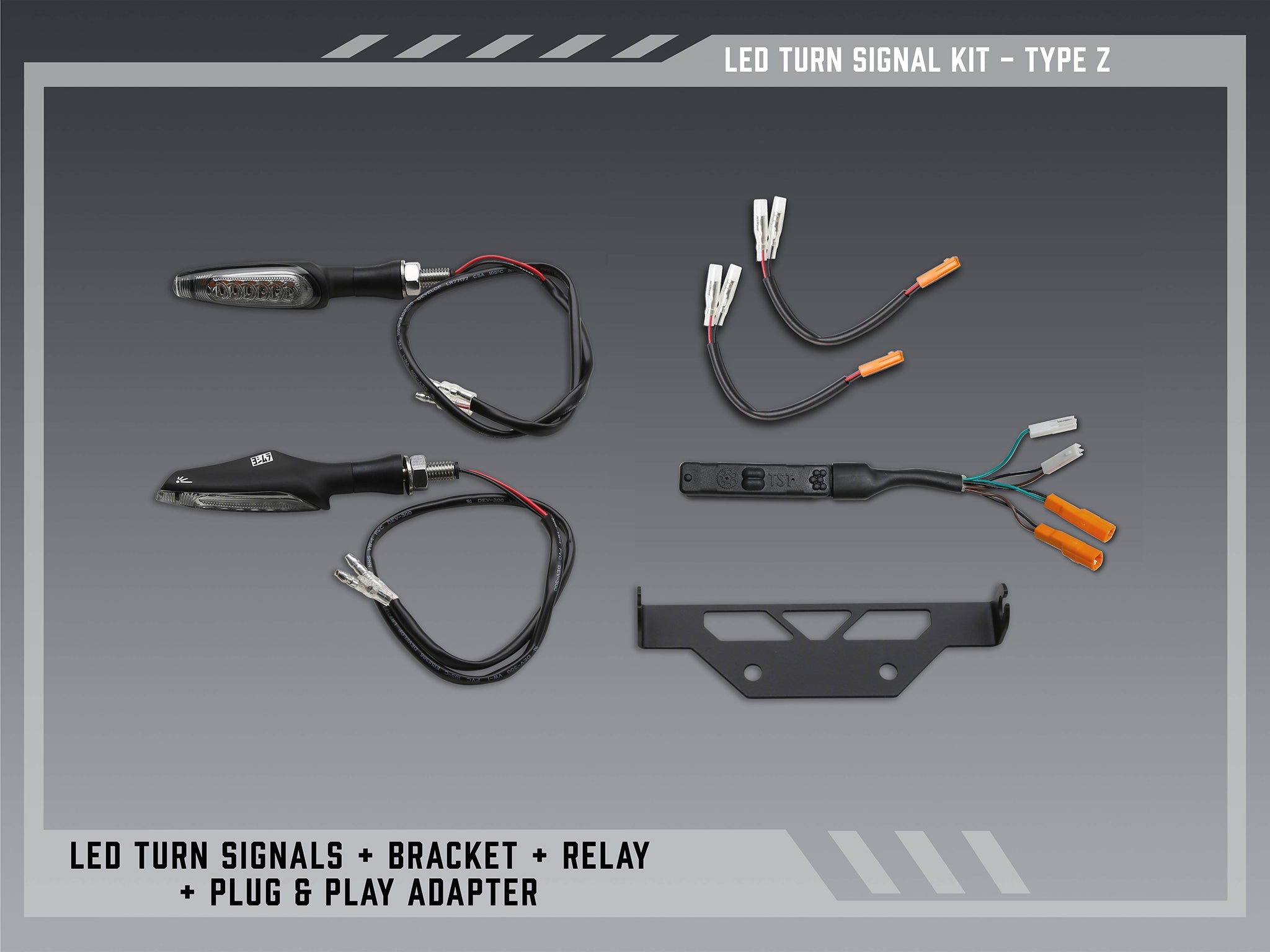 Yoshimura LED Signal Kit For V2 Fender Eliminator Kit Honda CBR500 / CB500F