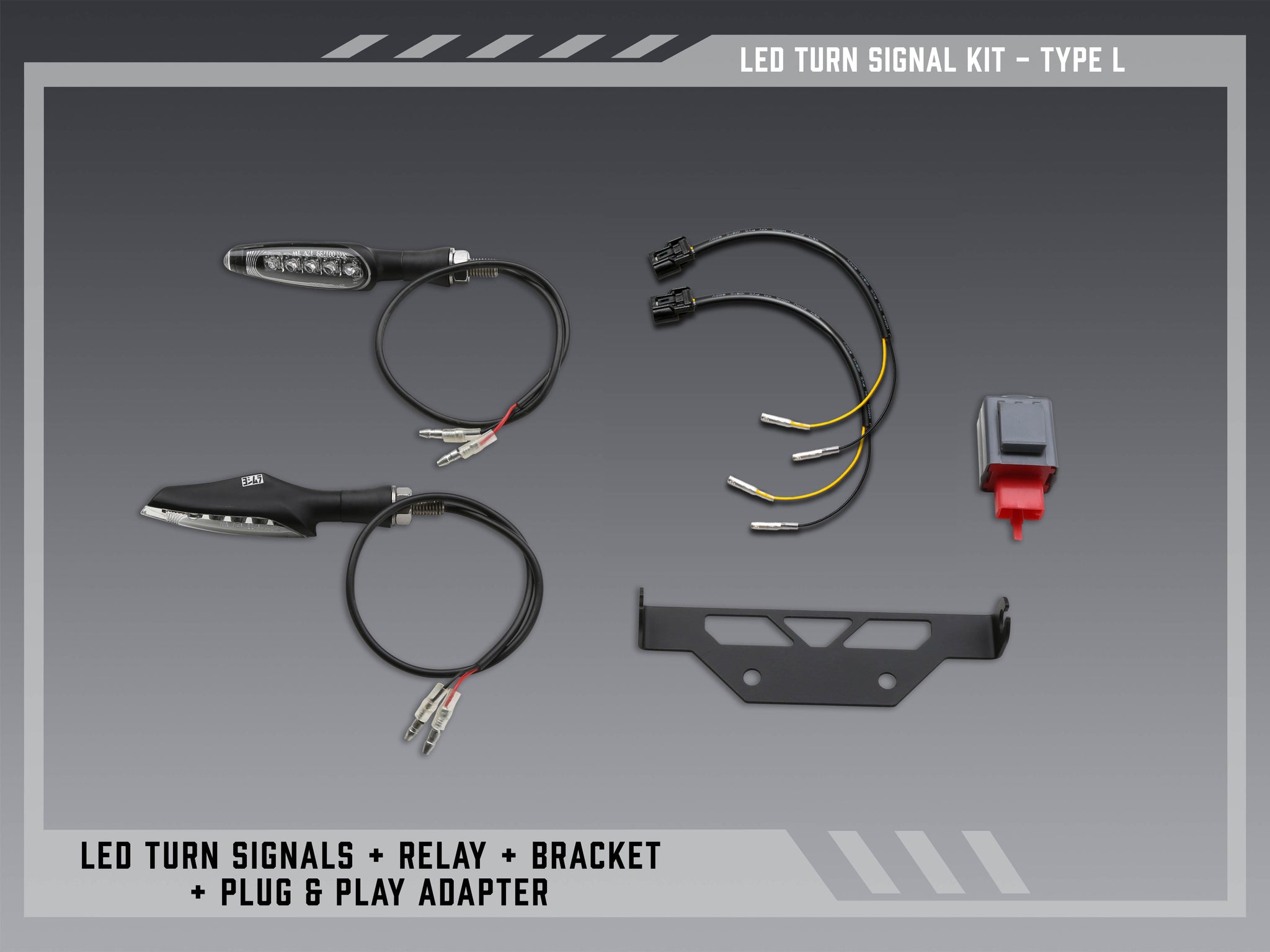 Yoshimura LED Signal Kit For V2 Fender Eliminator Kit Kawasaki Ninja / KLE500