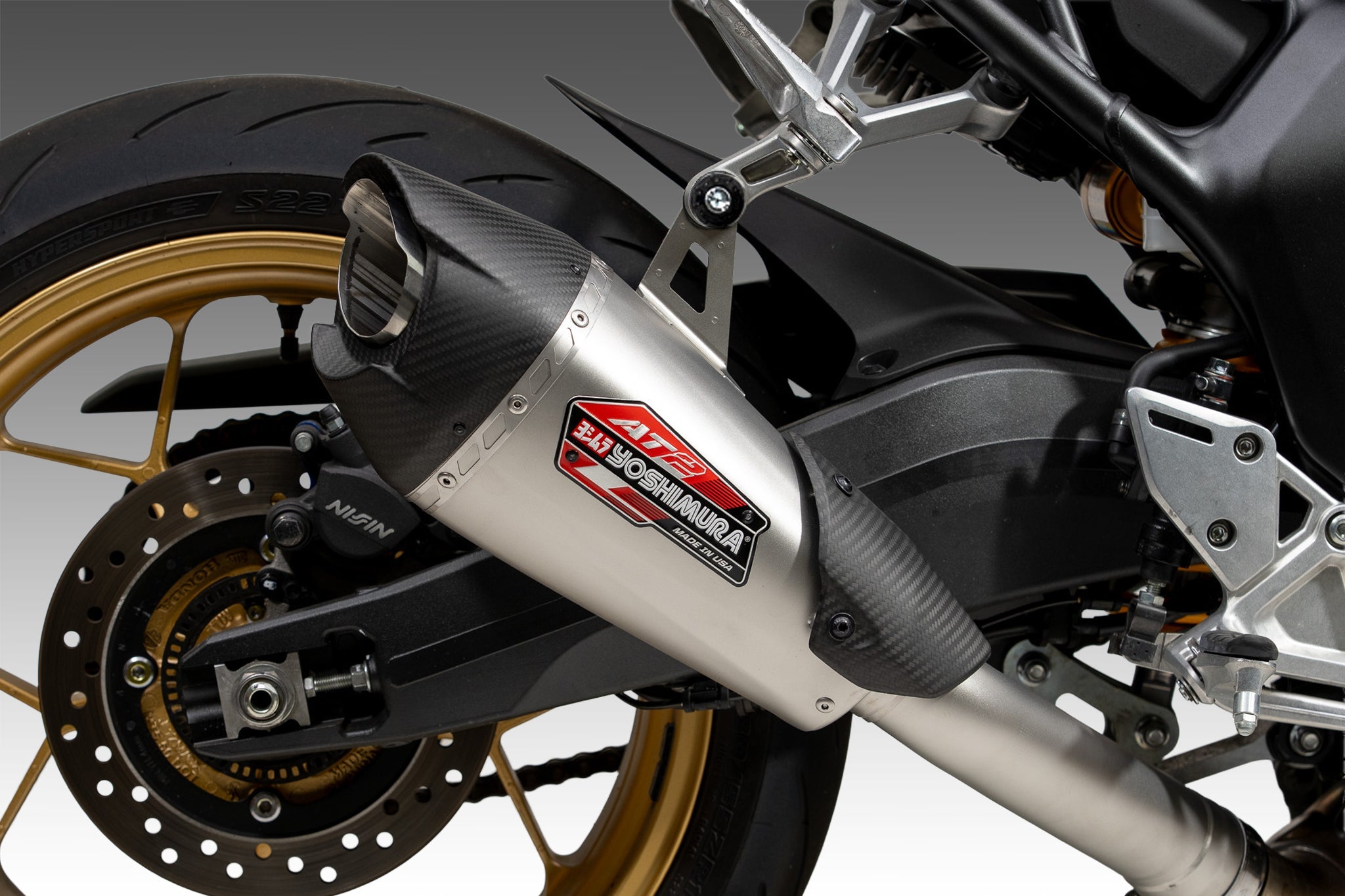Yoshimura AT2 Street Slip-On Exhausts Honda CB1000 SP Hornet 2025-2026