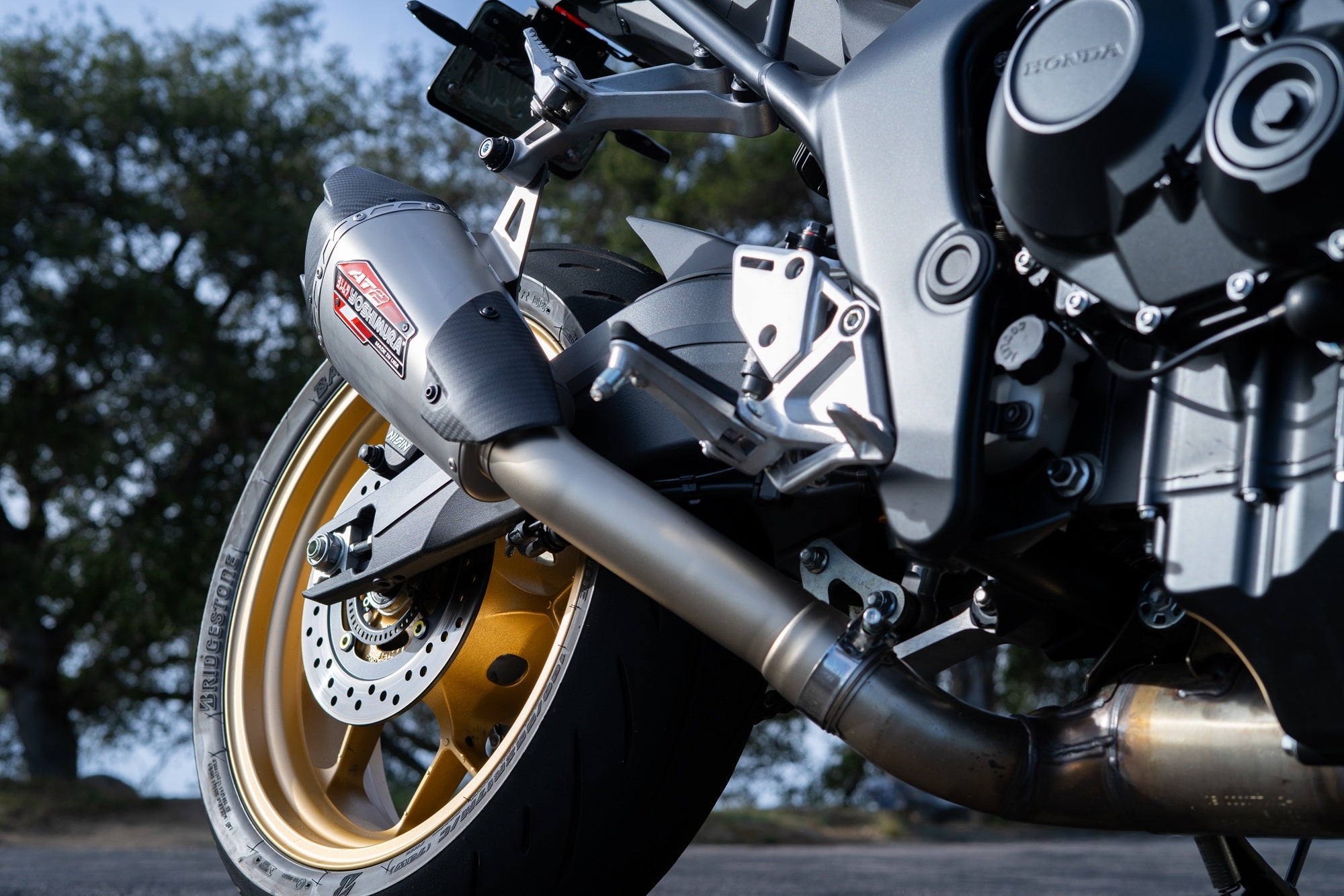 Yoshimura AT2 Street Slip-On Exhausts Honda CB1000 SP Hornet 2025-2026