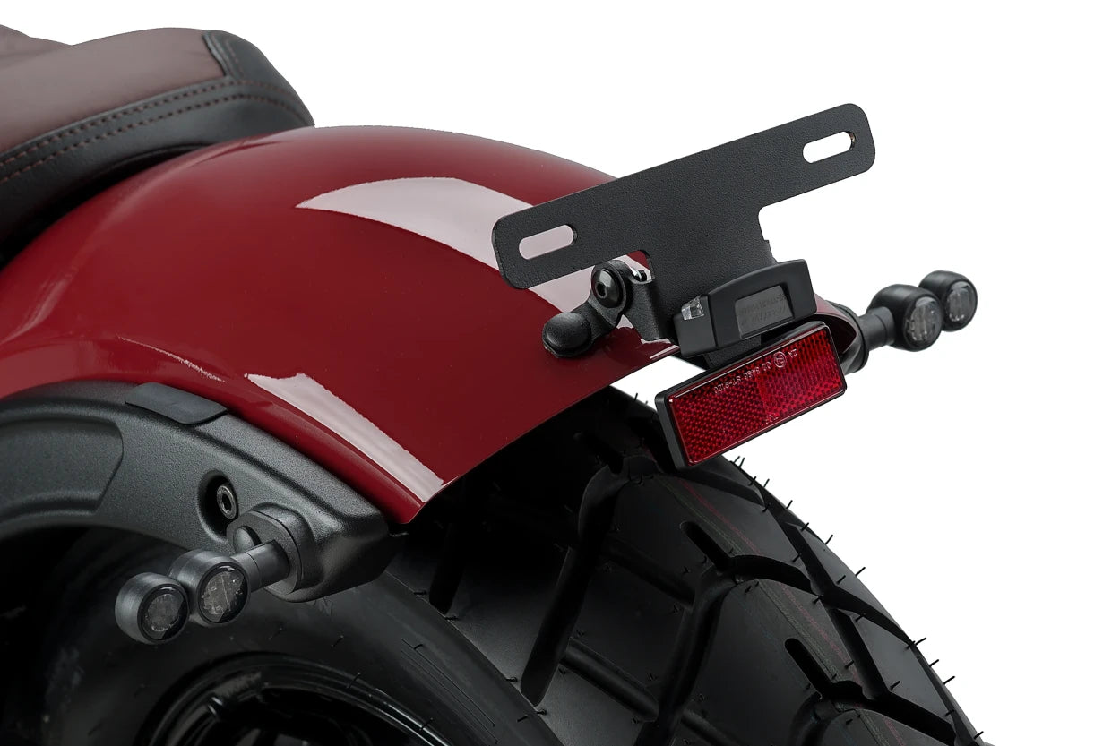 Puig License Plate Support Indian Scout Bobber
